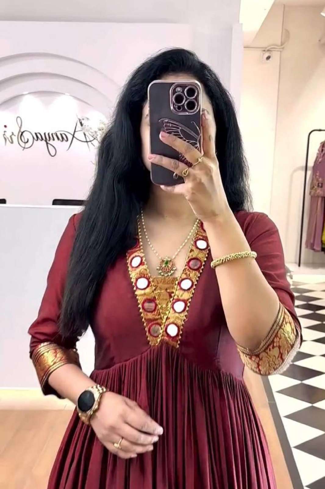 SHRI BALAJI 524 VICHITRA SILK READY TO WEAR GOWNS