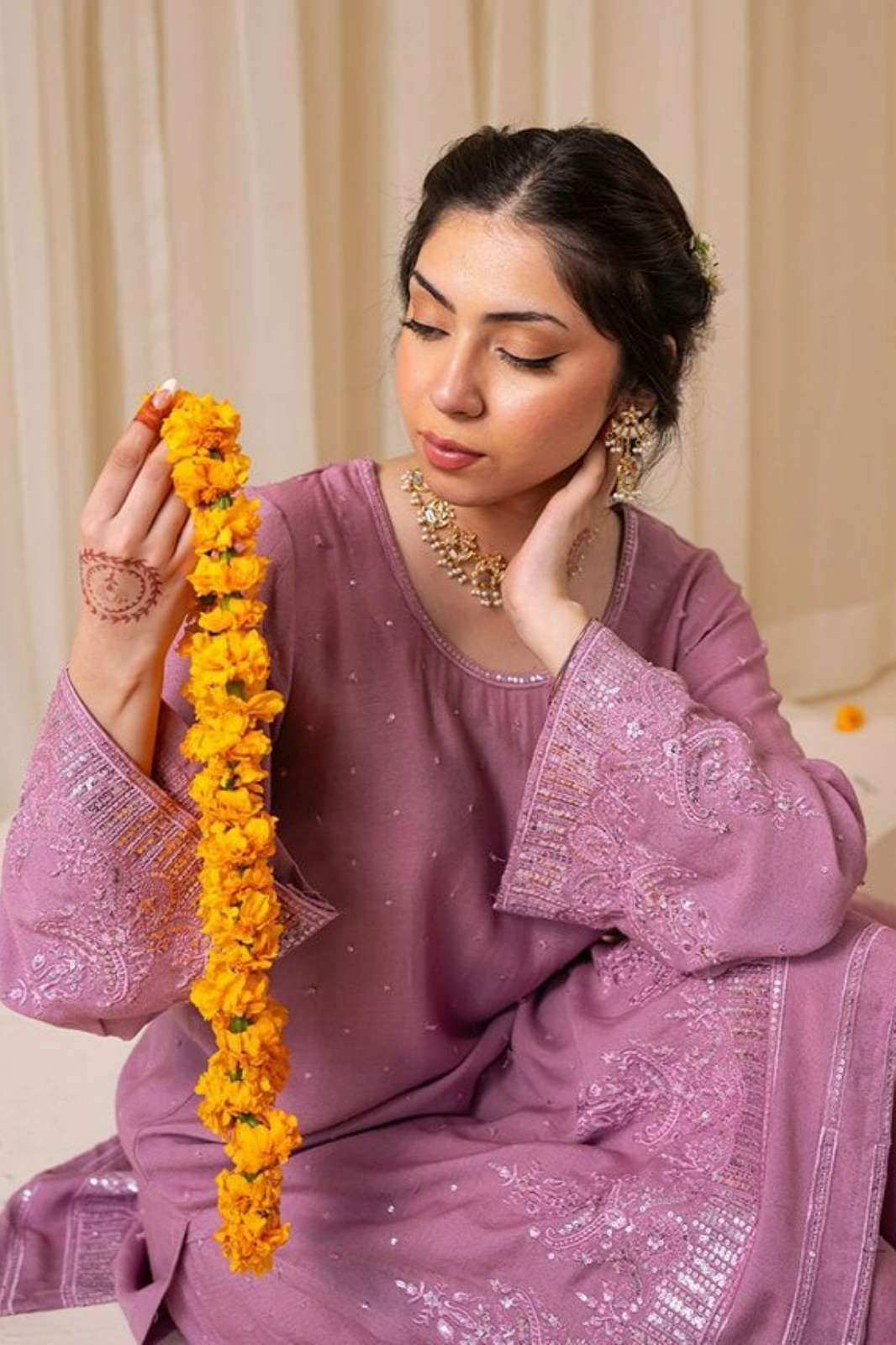 SHRI BALAJI EMPORIUM 1982 EMBROIDERY WORK SUIT GEORGETTE WITH KURTI PLAZZO AND DUPATTA 
