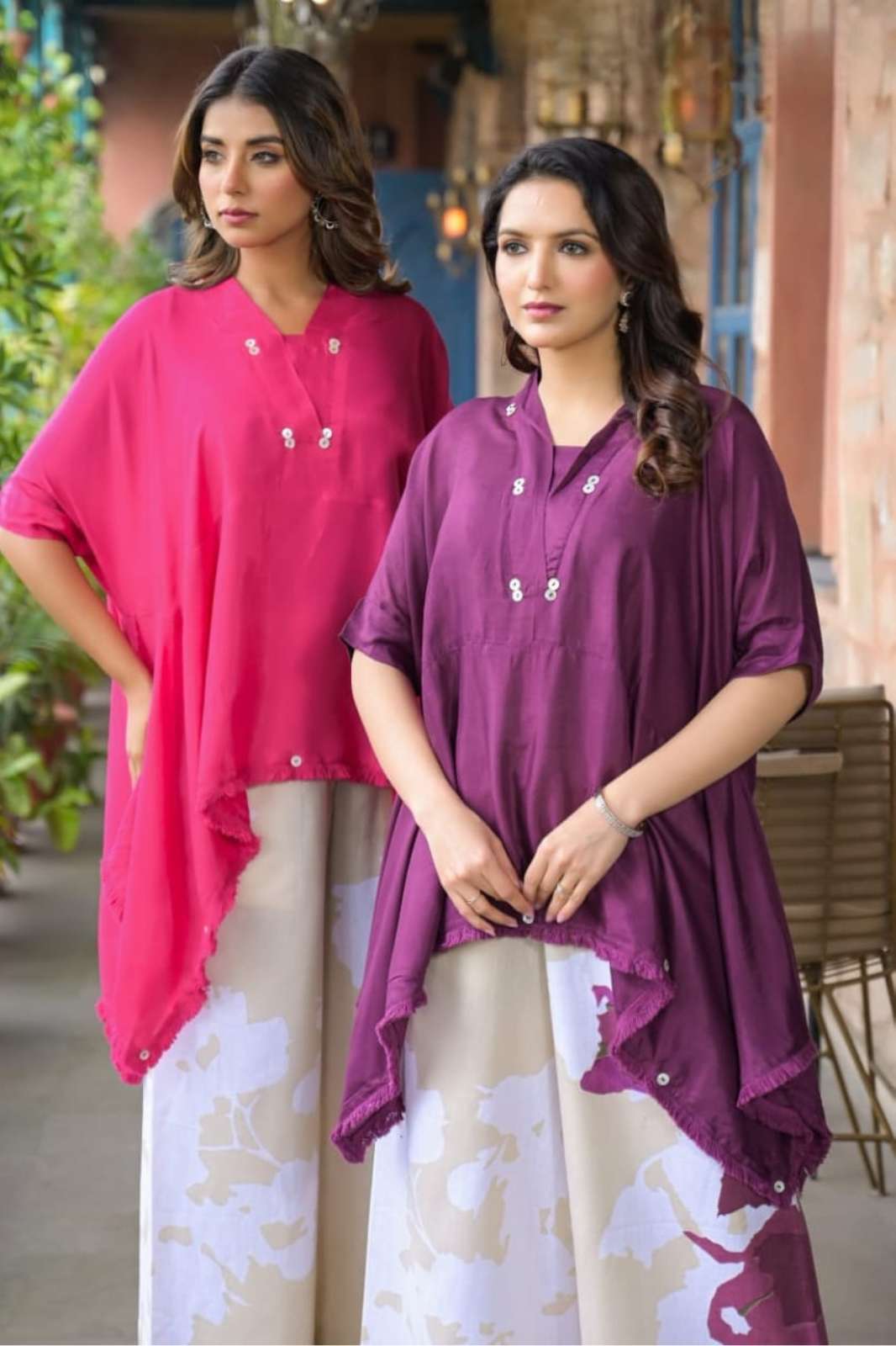 Shri Balaji Emporium BEAUTIFUL  IMPORTED CRAPE  SHIRT FLEX CORD SET