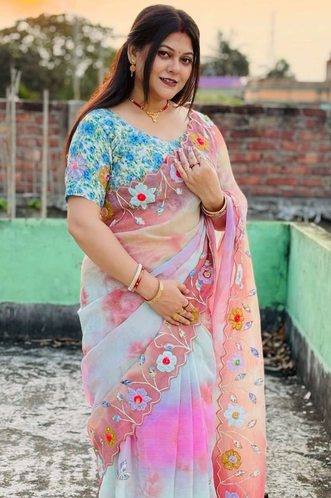 Shri Balaji Emporium Latest Designer Crunchy Crush Saree 