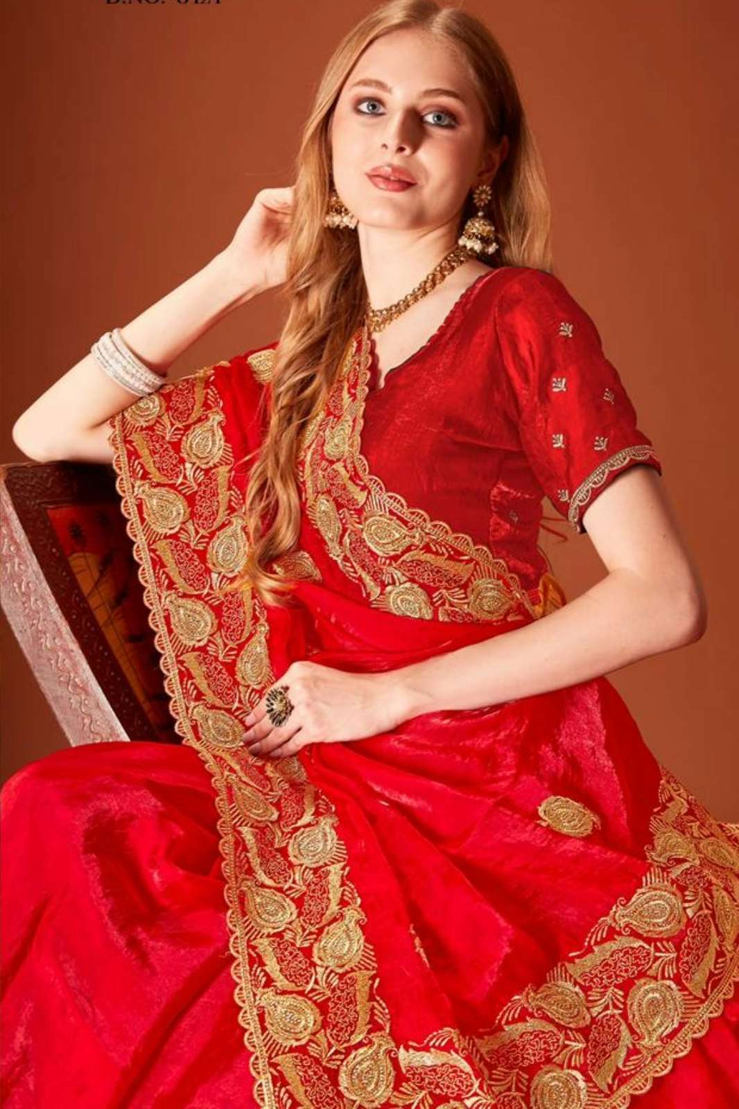 Shri Balaji Emporium NF VERONICA Tow Ton Fandy Silk Zircon Work Saree