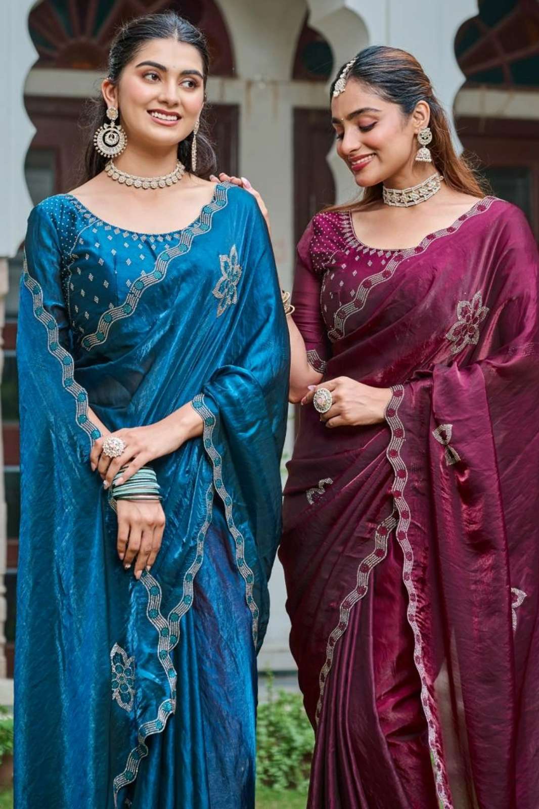 Shri Balaji Emporium SIYA 008 COLOUR’S Pure Fendy Silk Saree