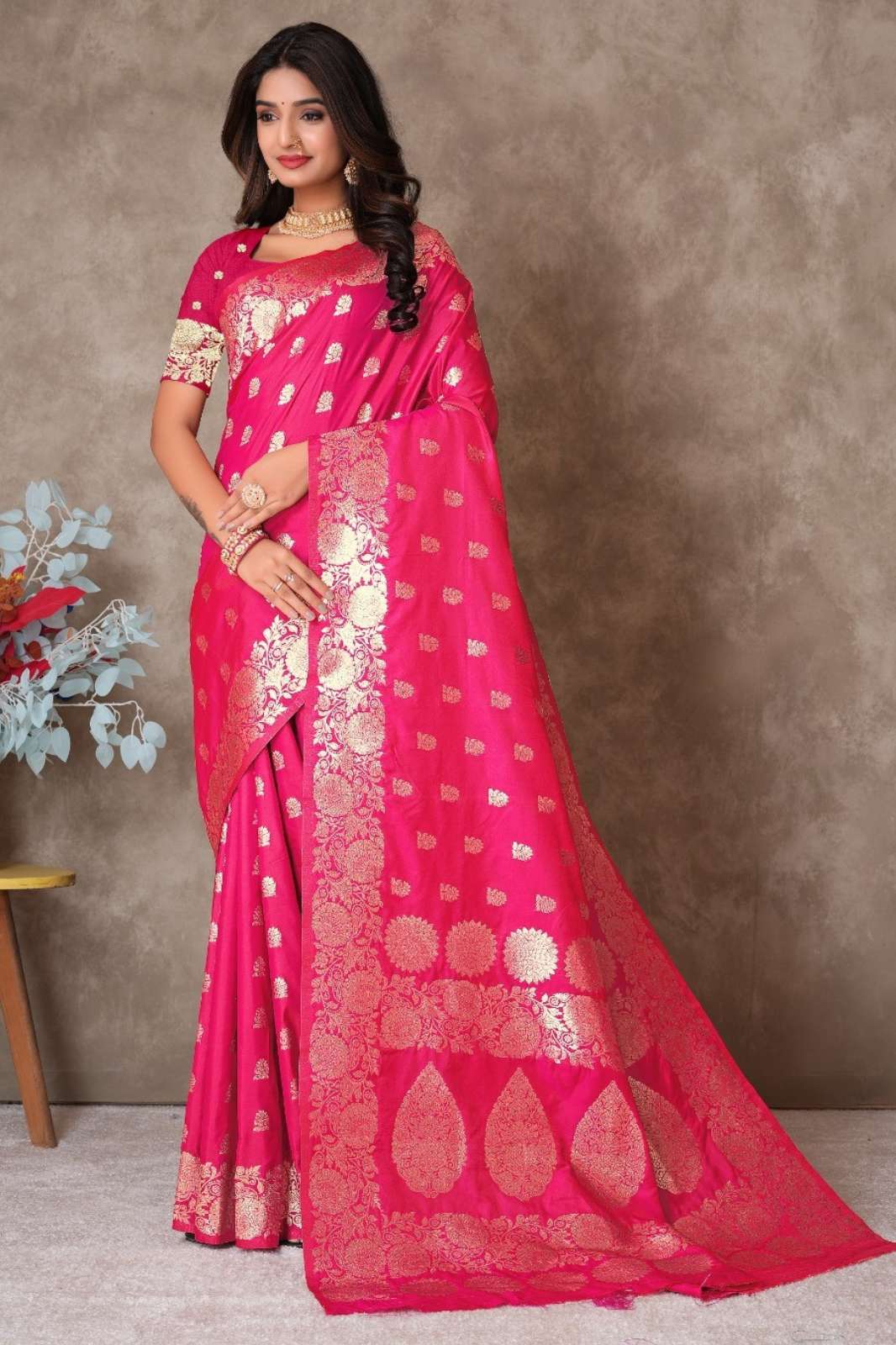 Shri Balaji Emporium Takshila 9805 Colours Soft Silk Weaving Saree 