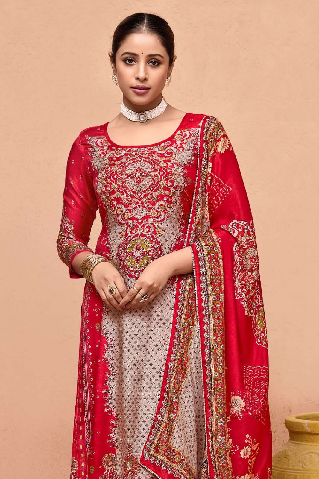 SHRI BALAJI KAPILA MUSLINE PRINTED READY TO WEAR KURTIES