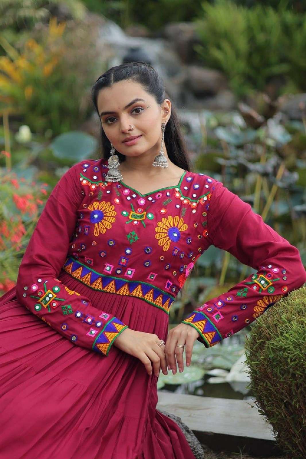SHRI BALAJI LW 9261 RAYON READY TO WEAR GOWNS