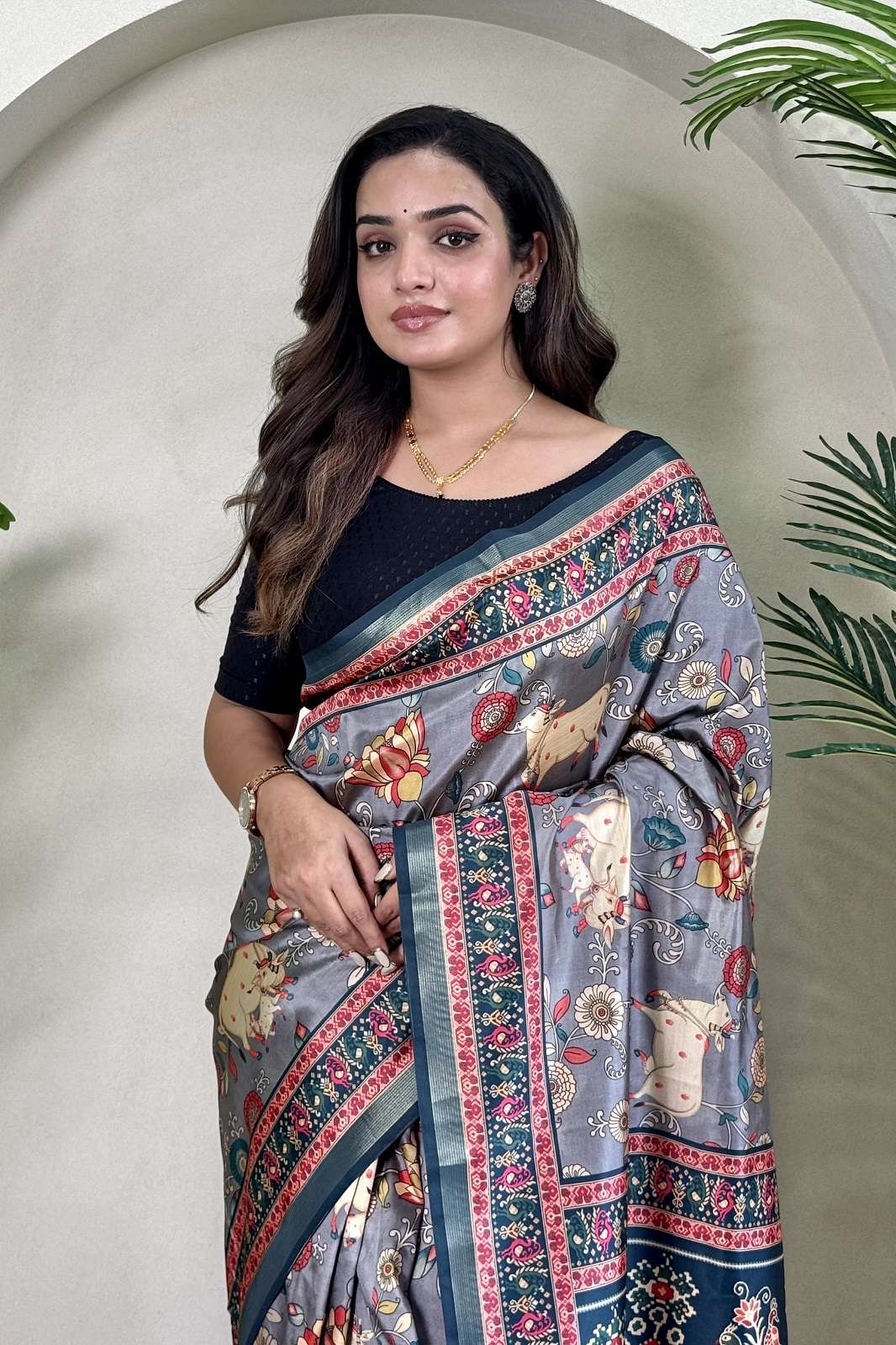 SHRI BALAJI SHALINI VISCOSE DIGITALLY PRINTED SAREES