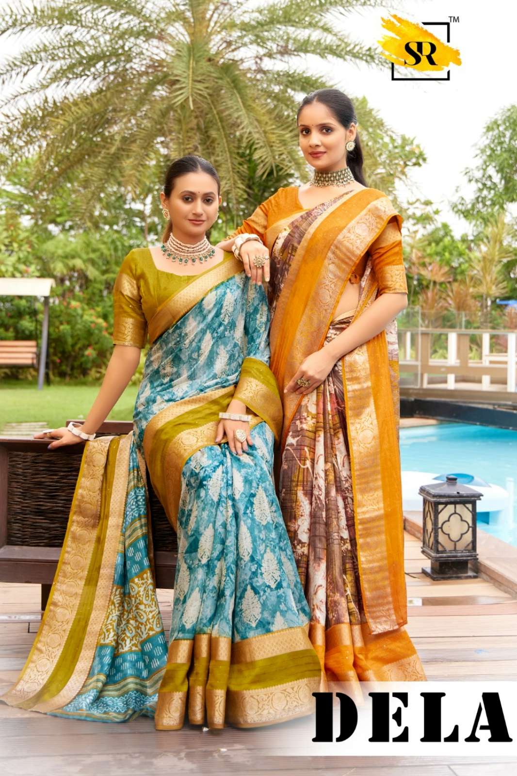 Sr DELA Indian Women Designer Soft Silk Saree