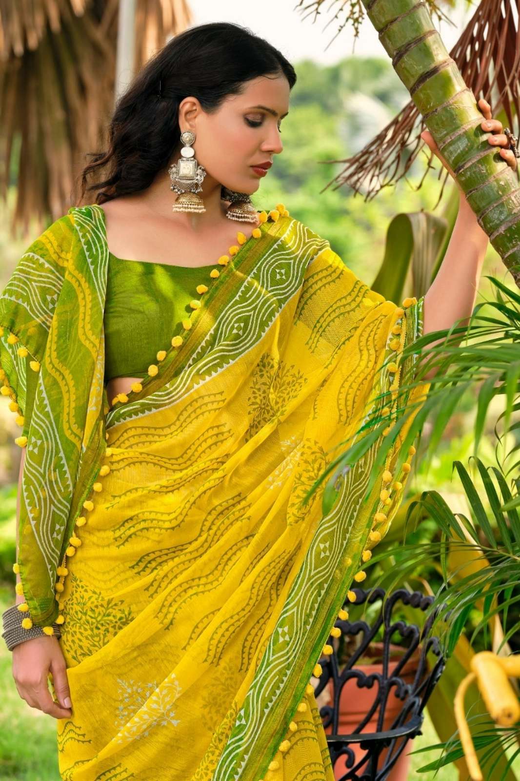 SR Pumpum 16 MULMUL COTTON SAREE WITH BLOUSE 