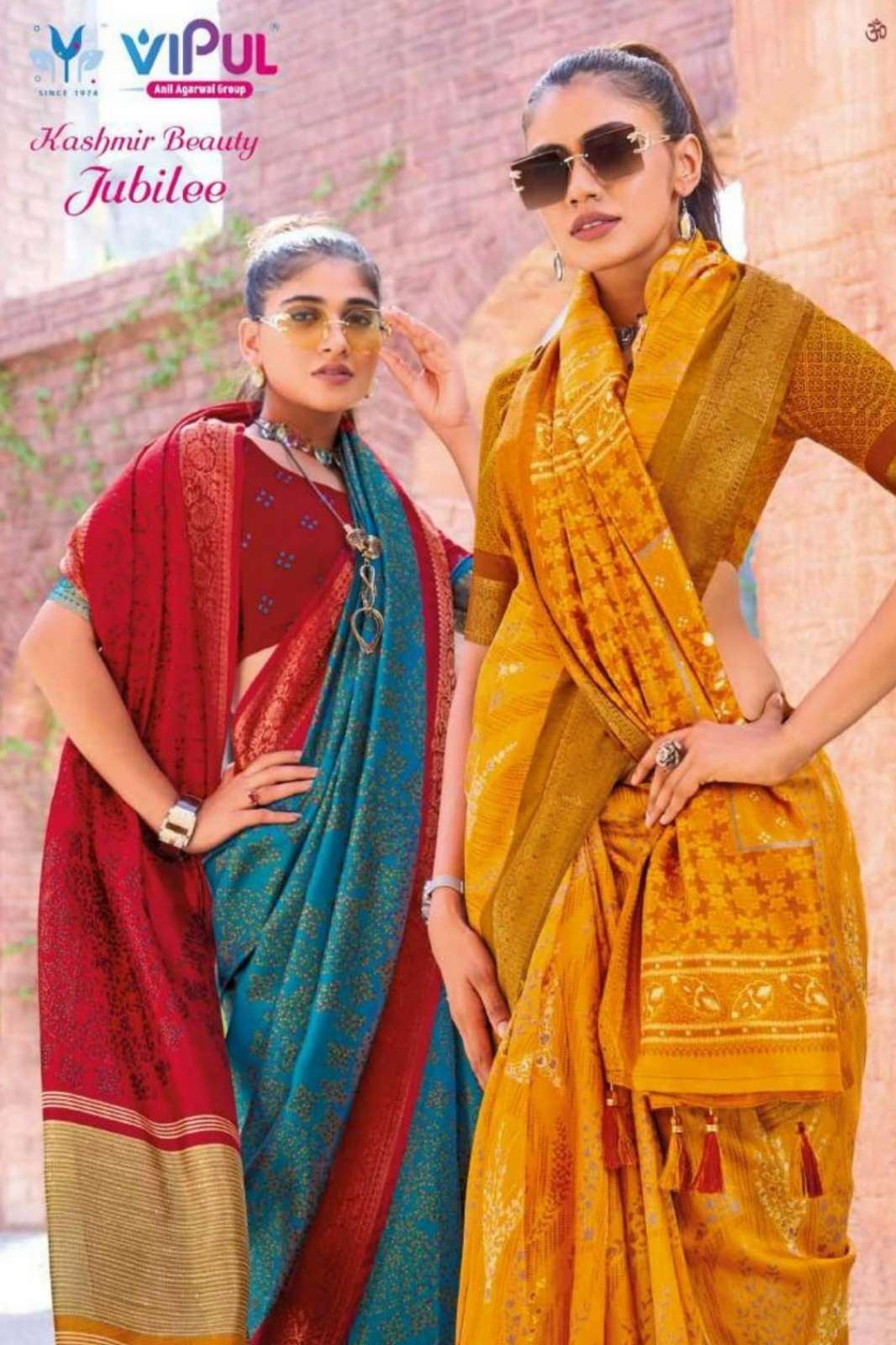 VIPUL KASHMIR BEAUTY JUBILEE MERCURY SILK SAREE