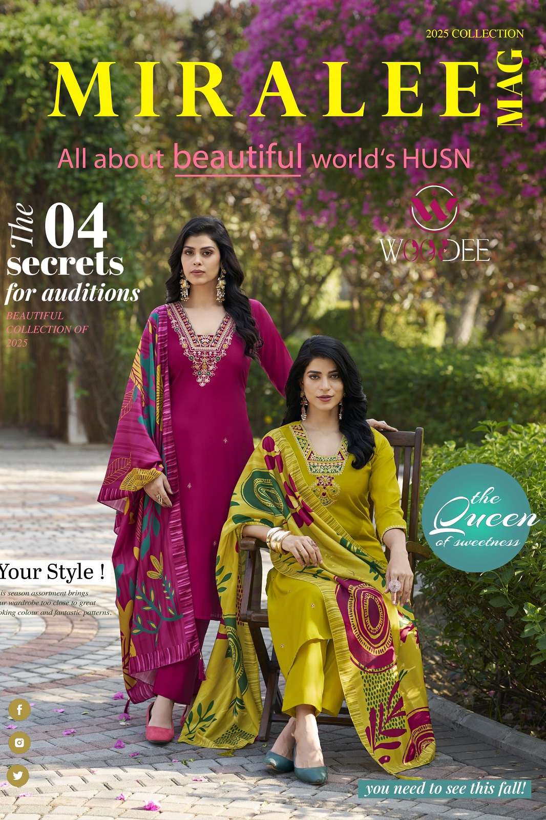 WOODEE MIRALEE READY TO WEAR STRAIGHT KURTIES