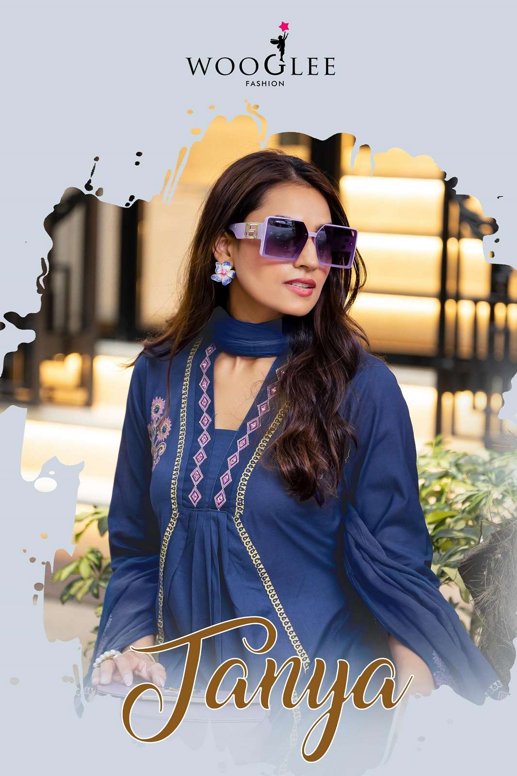 WOOGLEE TANYA READY TO WEAR STRAIGHT KURTIES
