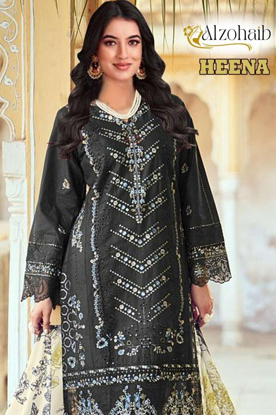 ALZOHAIB AZ-1326-1327 Textilemela Beautiful Pakistani Cotton Suit 