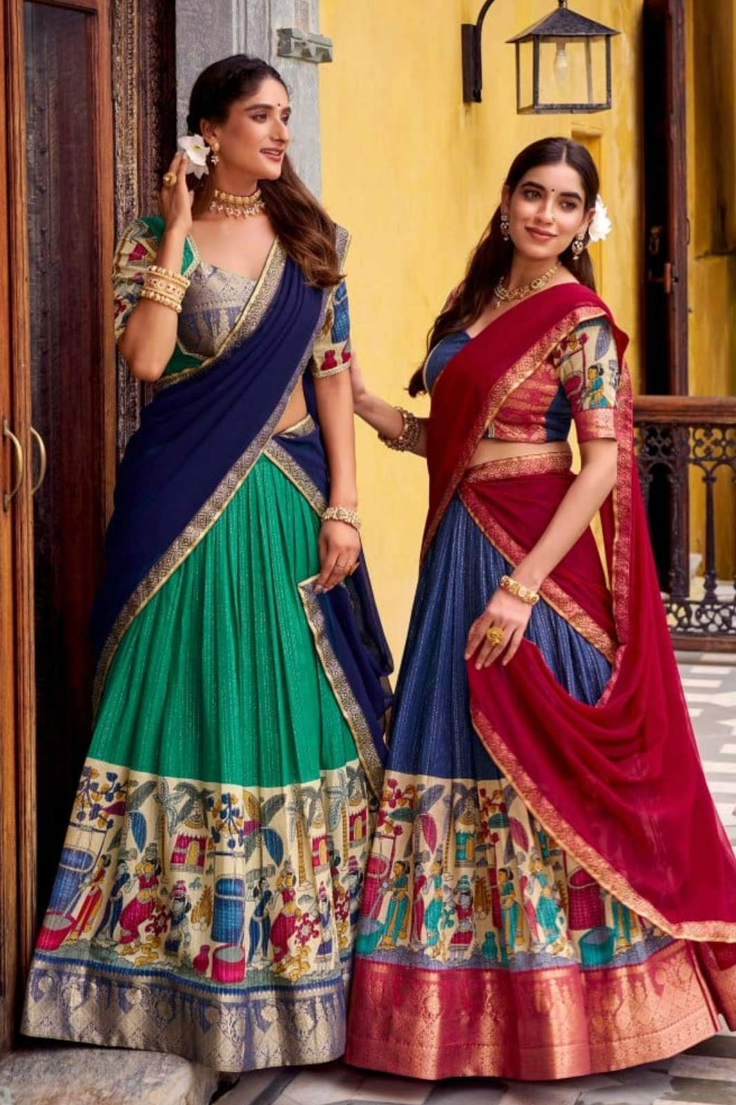 ASTITA NITRIYA Poly Chanderi Designer Lehenga Choli