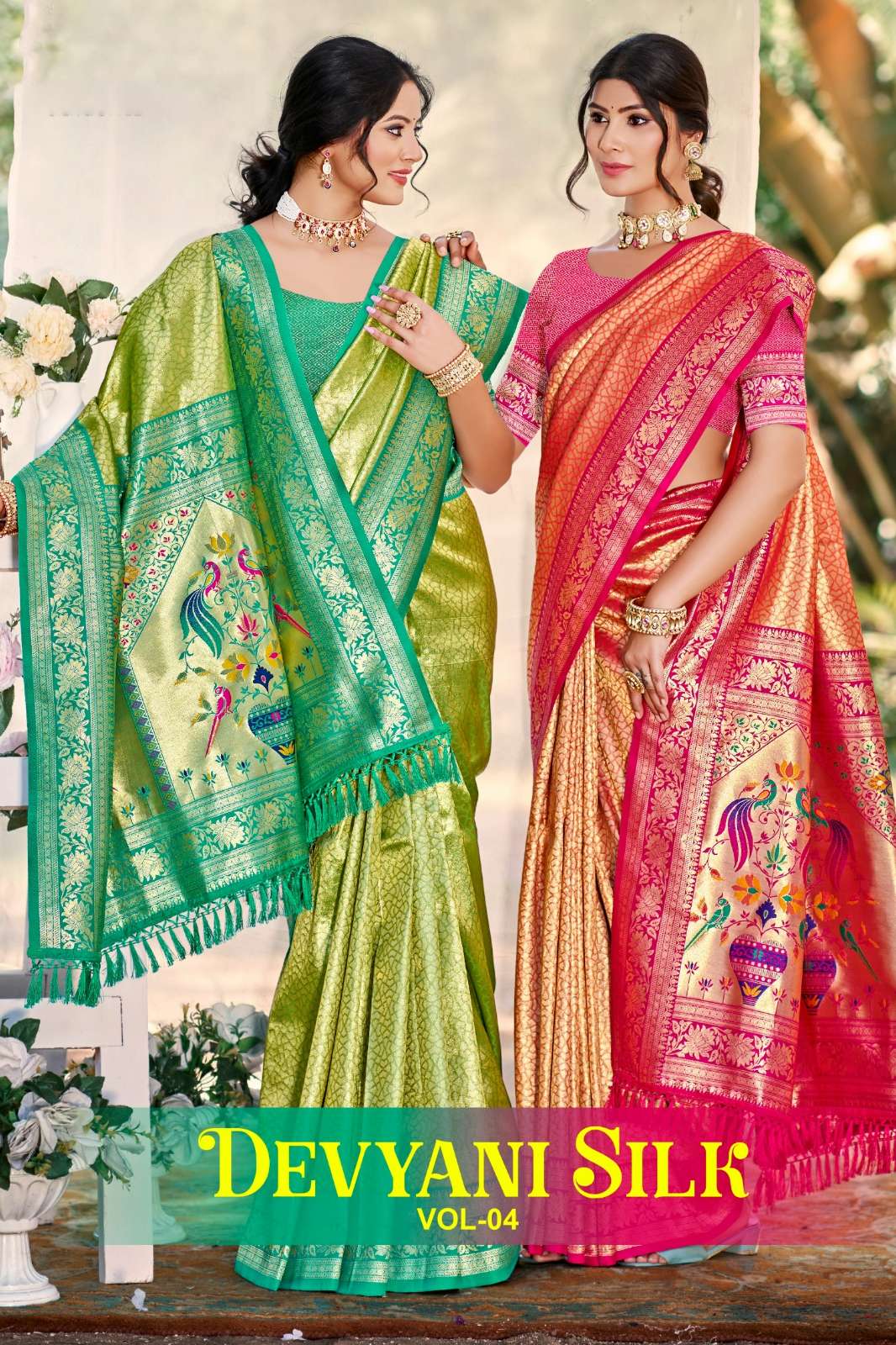 Bunawat Devyani Silk VOL 4 1001 TO 1006 Kanjivaram Silk Saree