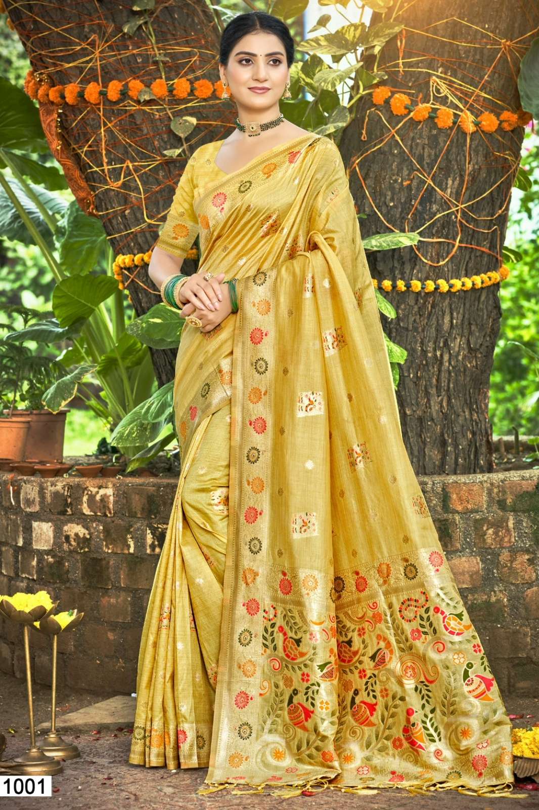 BUNAWAT KANAN SILK 1001 TO 1006 HAVY ASSAM SILK SAREE