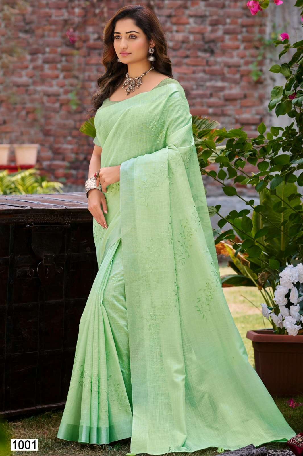 Bunawat PARICHAY 1001 TO 1006 Indian Women Linen Saree