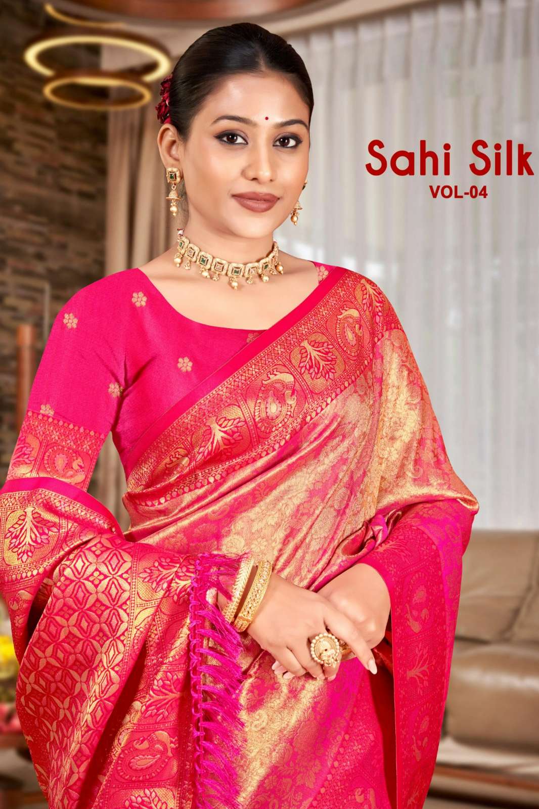Bunawat Sahi Silk 04 1001 TO 1006 Kanjivaram Silk Designer Weaving Work Saree