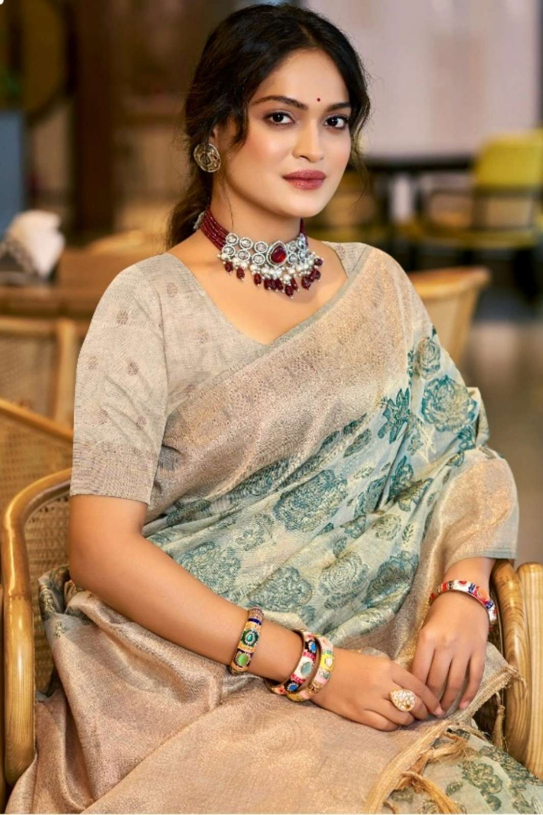 BUNAWAT TRIVENI COTTON VOL 03 COTTON SILK SAREE