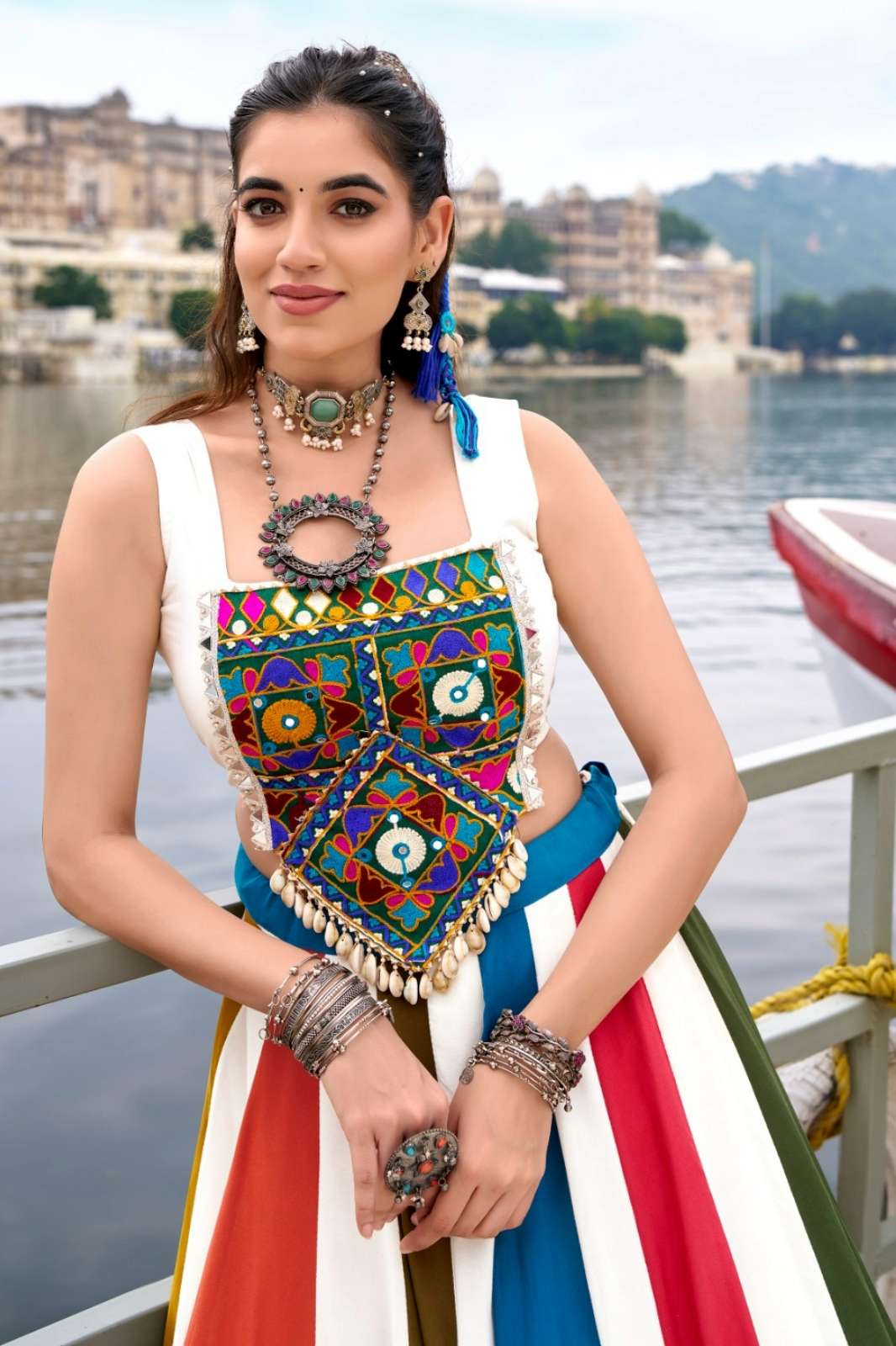 Crazy Cloths 1615MUT Pure Rayon Garba nights Lehenga Choli