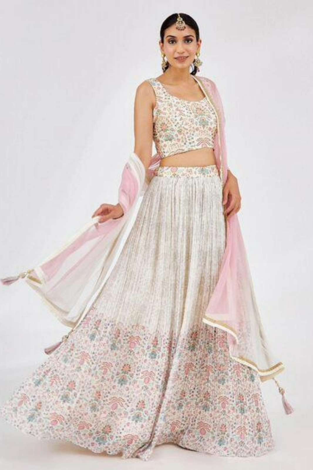 Crazy Cloths DIF 118 Faux Georgette Designer Festivals Lehenga Choli