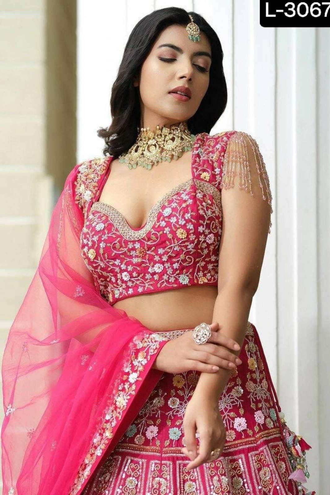 Crazy Cloths L 3067 Premium Malai Satin Silk Latest Lehengas Choli