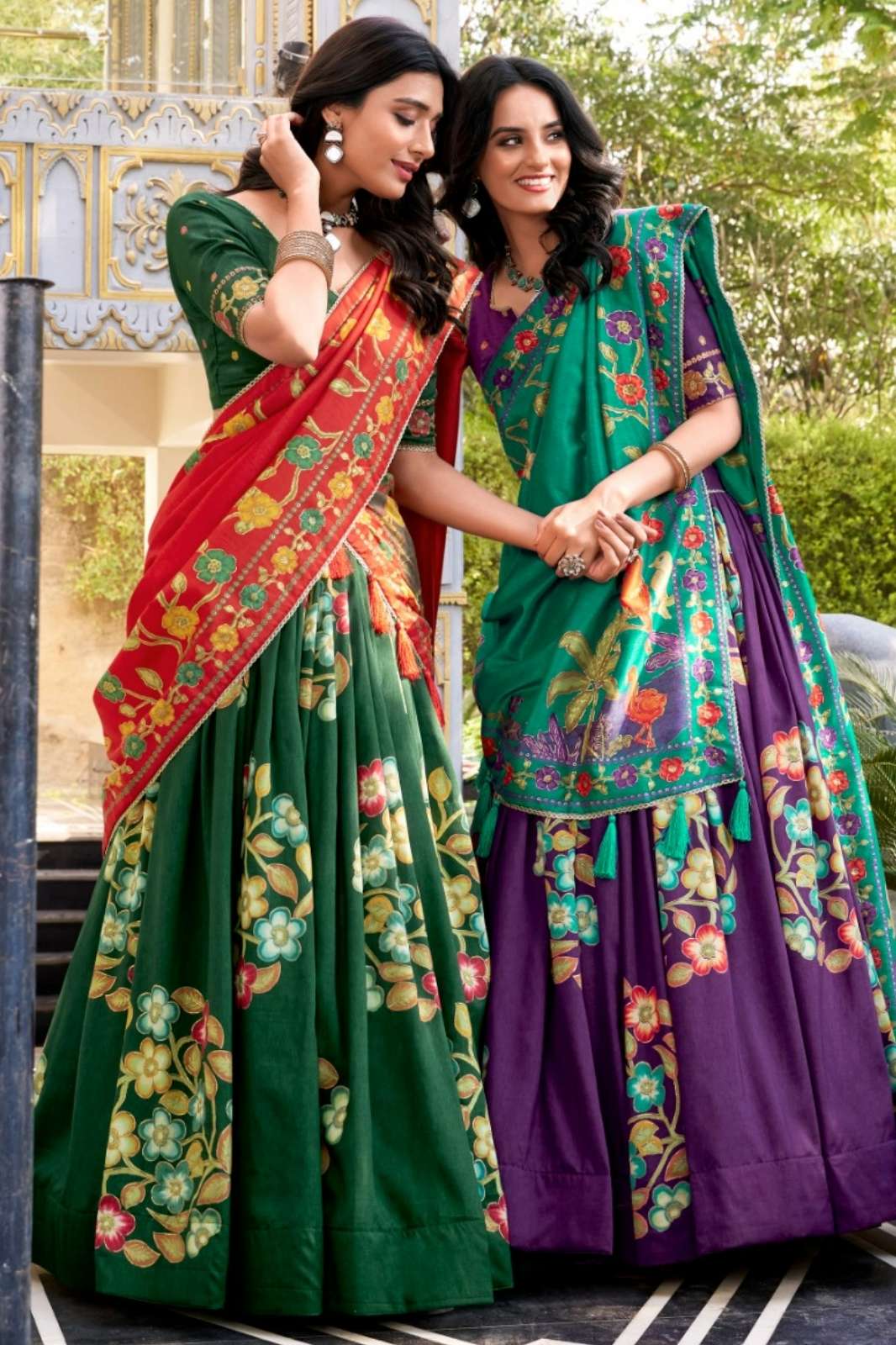Crazy Cloths LNB1239MRN Festival Designer Navratri Lehenga Choli