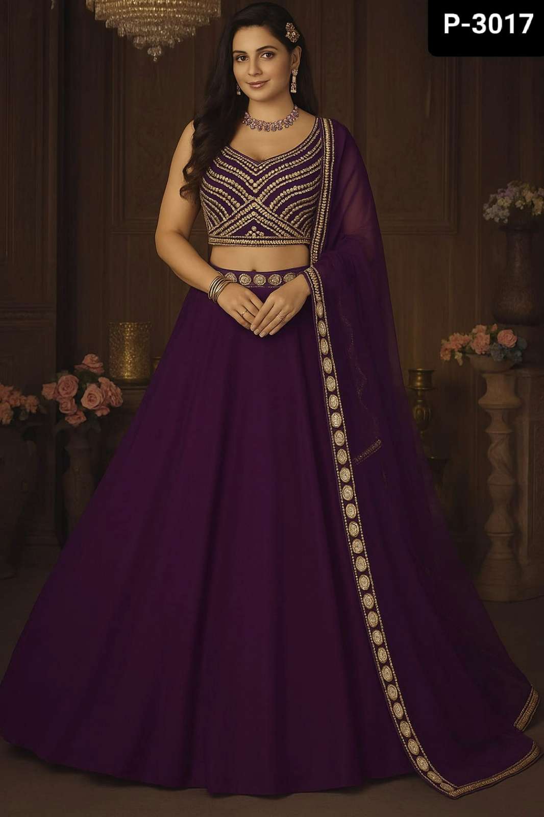 Crazy Cloths P 3017 Heavy Faux Lehenga Choli for Festivals