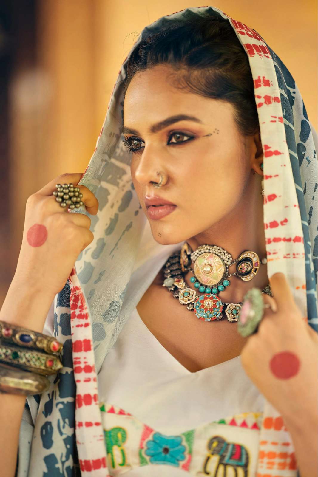 Crazy Cloths Pure Cotton Lehenga Choli for Navratri Festivals