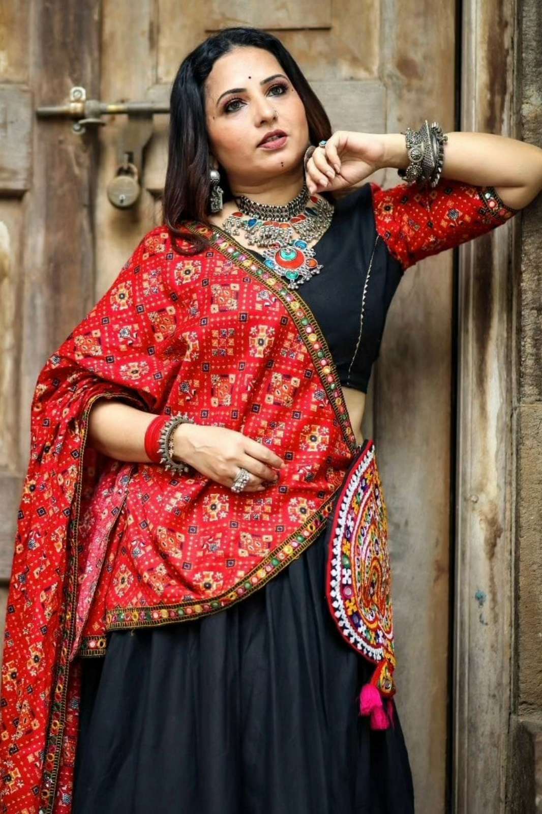 Crazy Cloths SF 1445 Maslin Cotton Trending Heavy Flair Lehenga Choli for Navratri