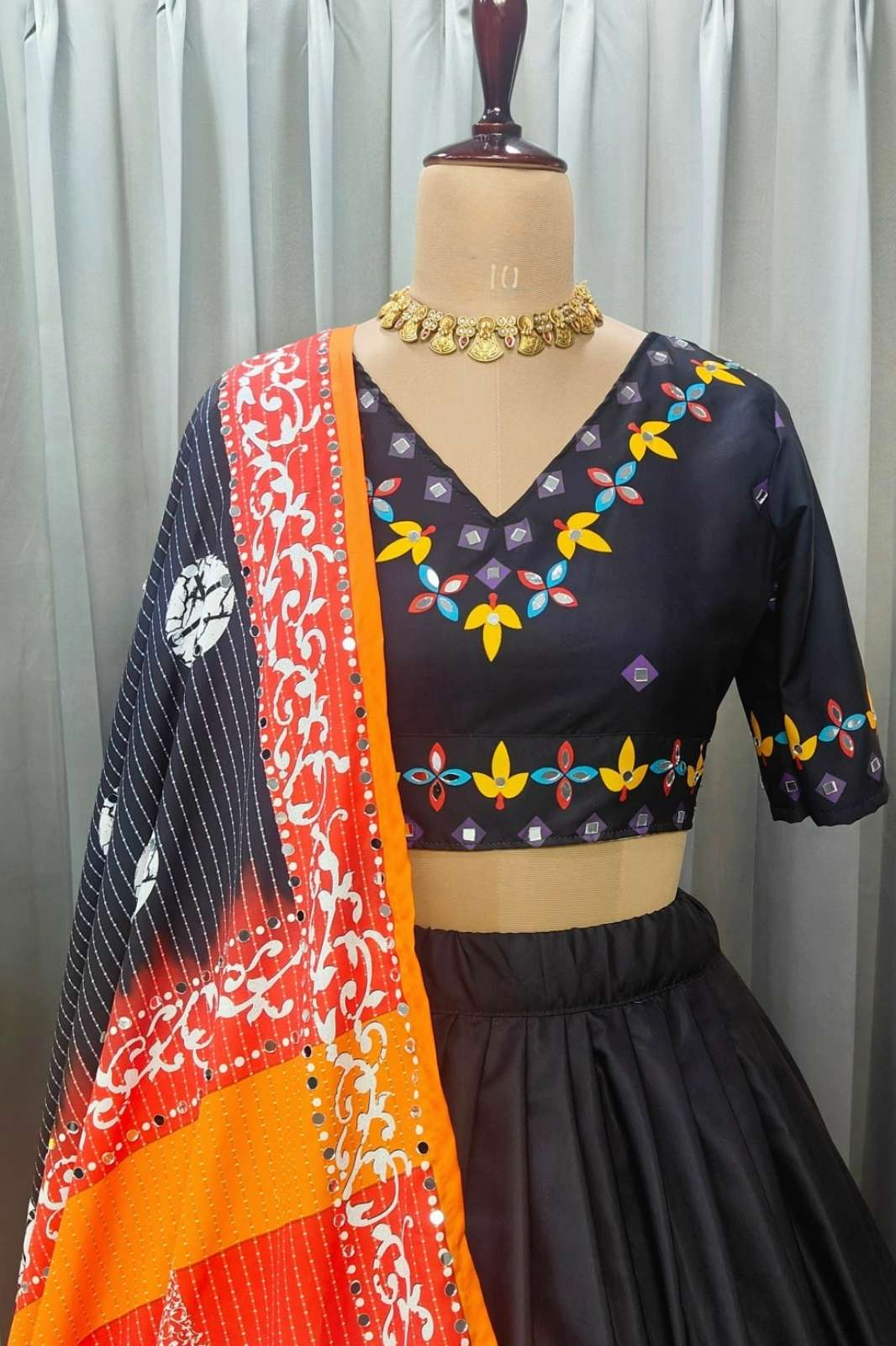 Crazy Cloths SF 1447 Maslin Cotton Trending Heavy Flair Lehenga Choli for Navratri