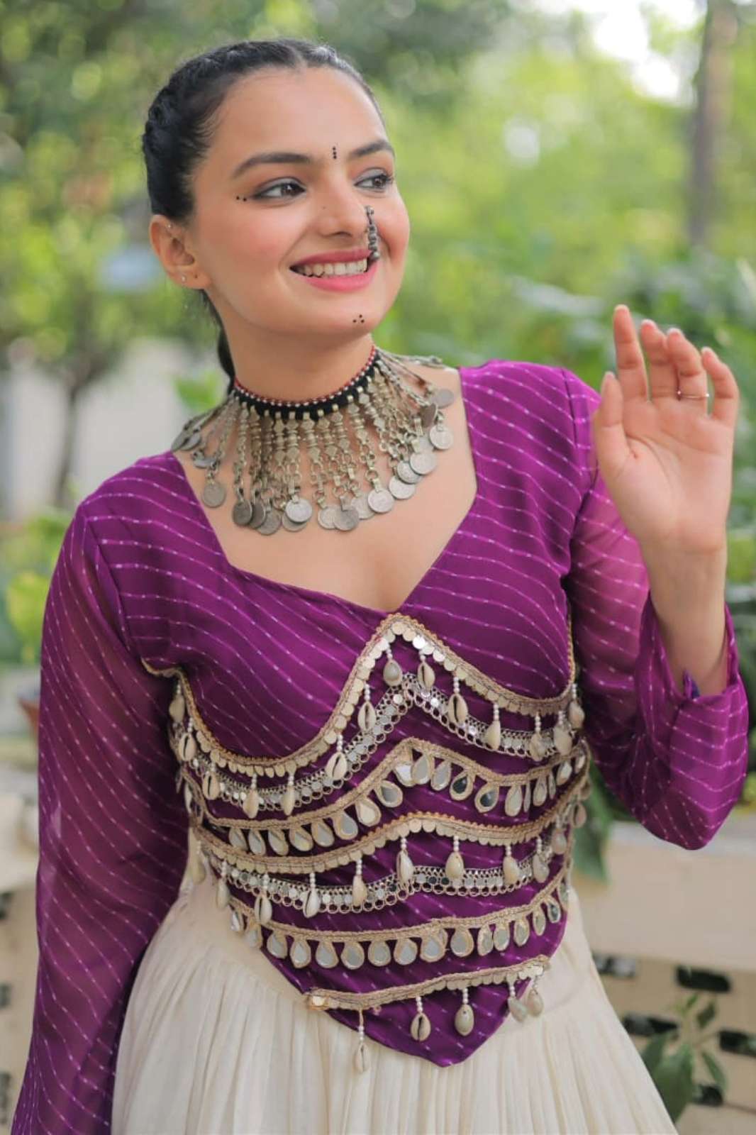Fashionbazar365 KA 5048 Kora Cotton Navratri Lehenga Choli