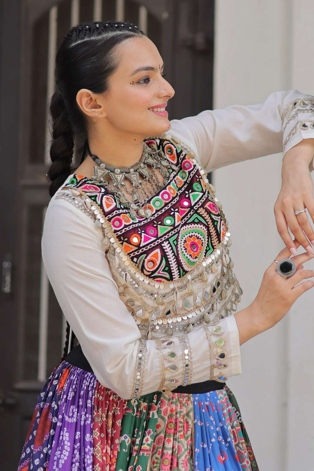 Fashionbazar365 LW 7147 Cotton Printed Lehenga Choli for Navratri