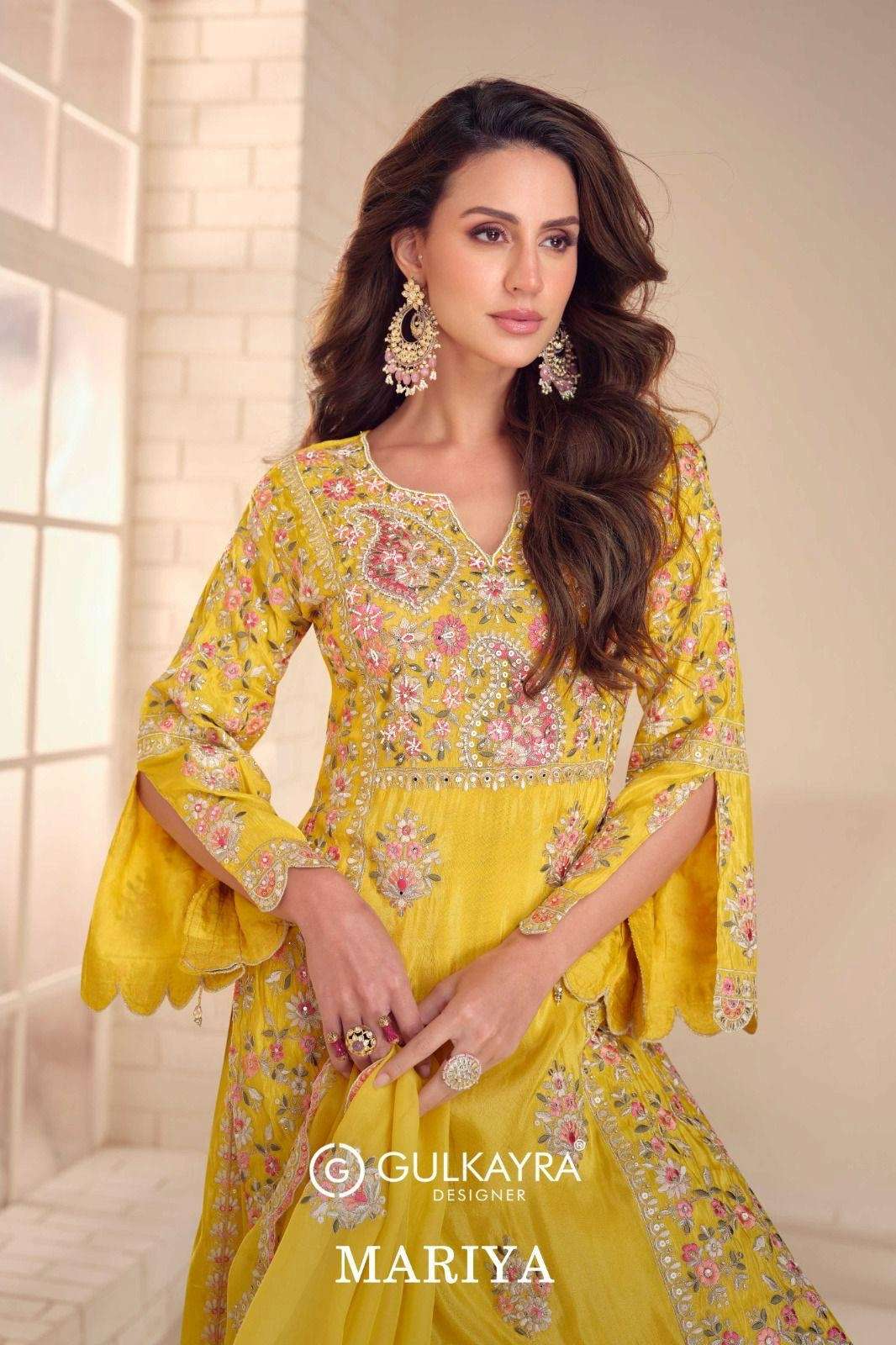 Gulkayra MARIYA Ready to Wear Embroidered Real Simar Silk Salwar Suit