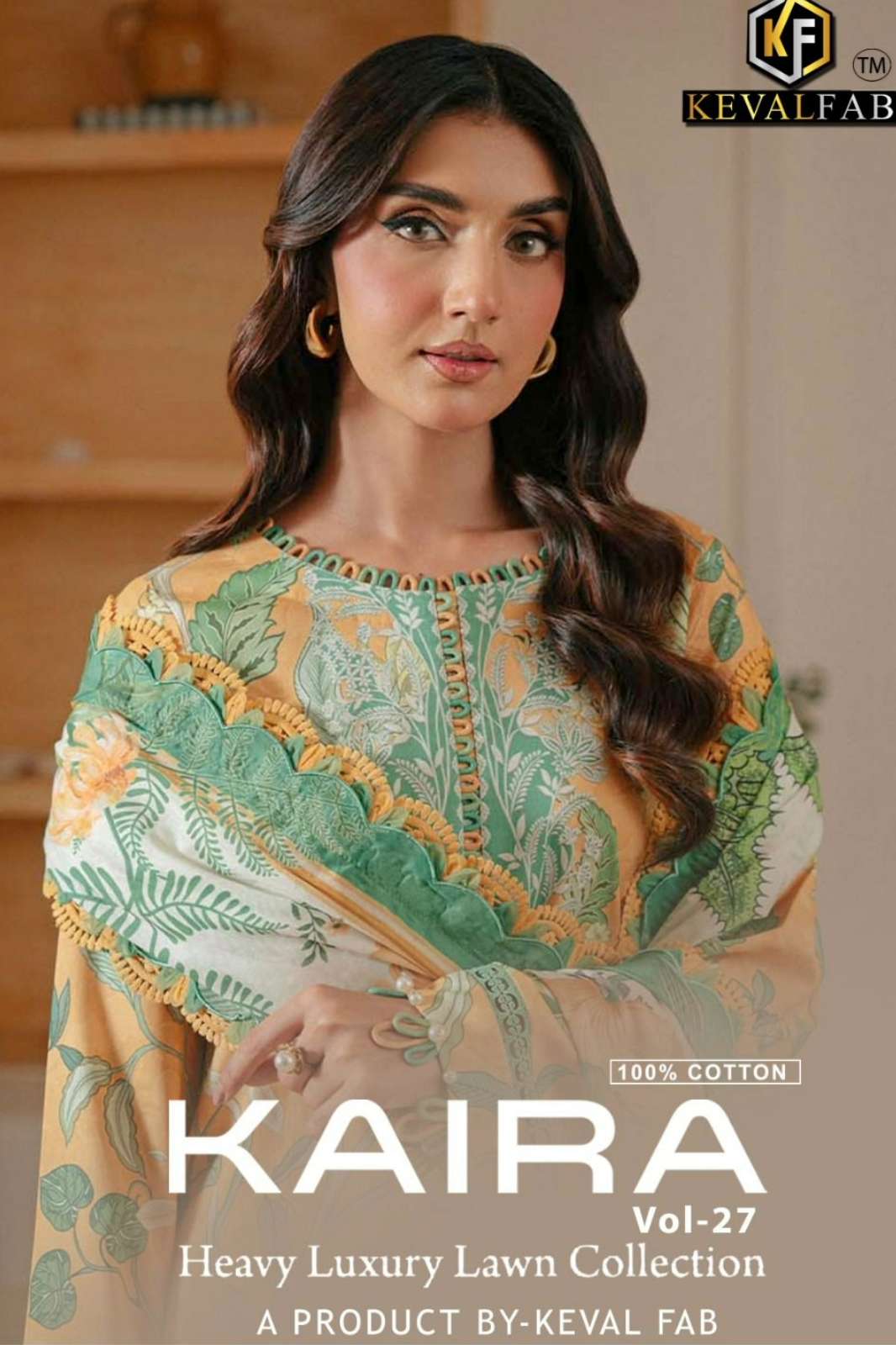 Kilory Trends KAIRA vol 27 Pure Lawn Suit with Beautiful Print Work