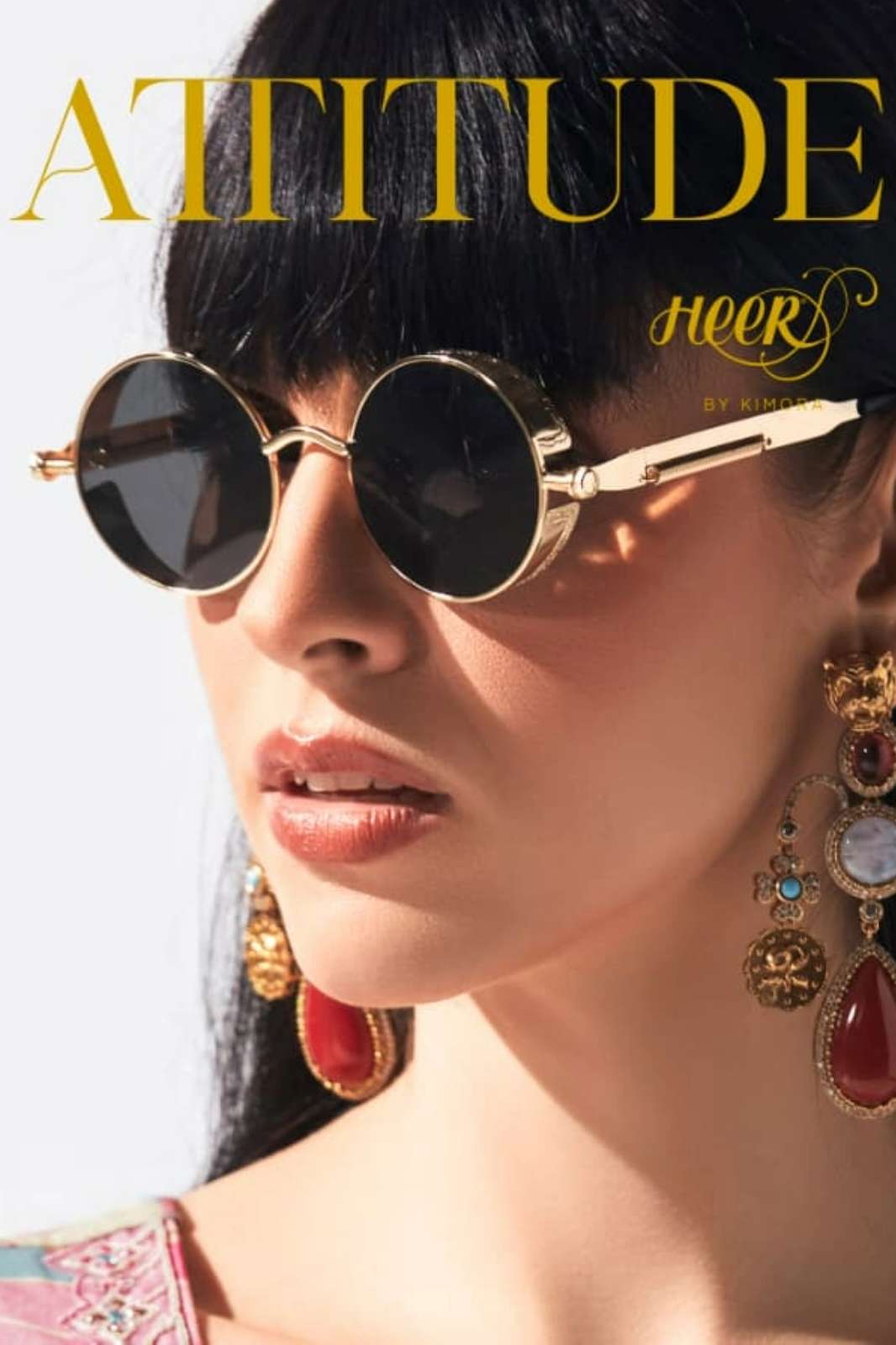 KIMORA  HEER ATTITUDE PURE MUSLIN DIGITAL PRINT & EMBROIDERED SUIT