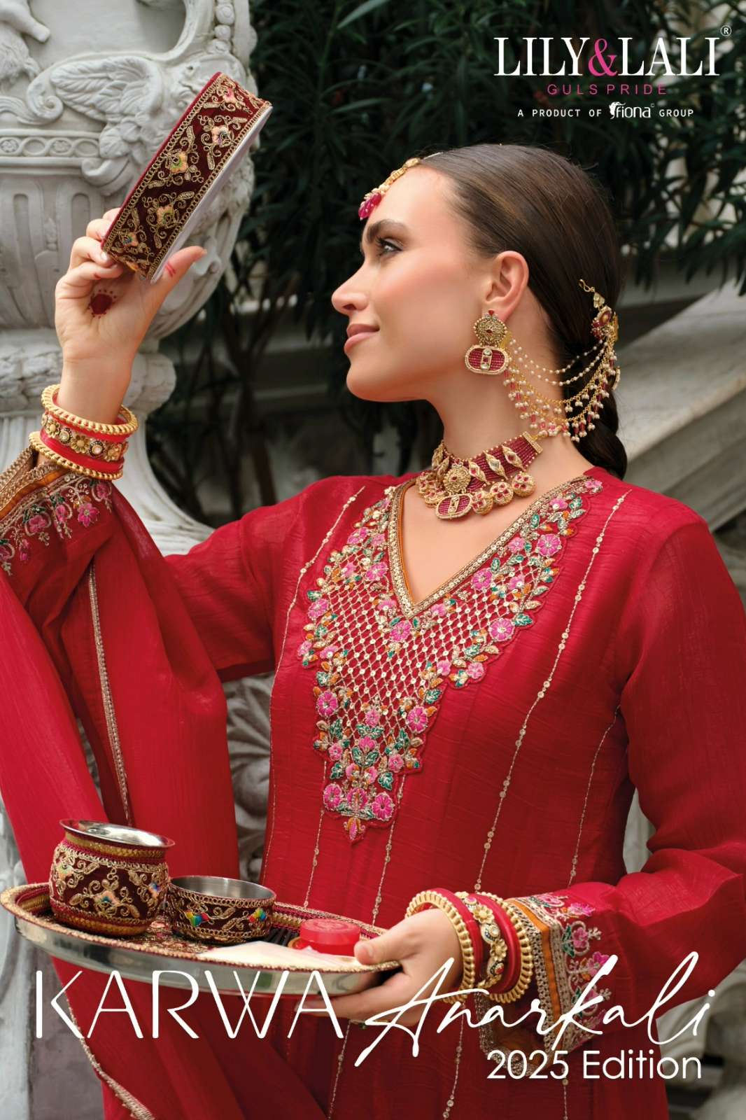LILY & LALI Karwa Anarkali 2025 Ready to Wear Handwork Silk Suit