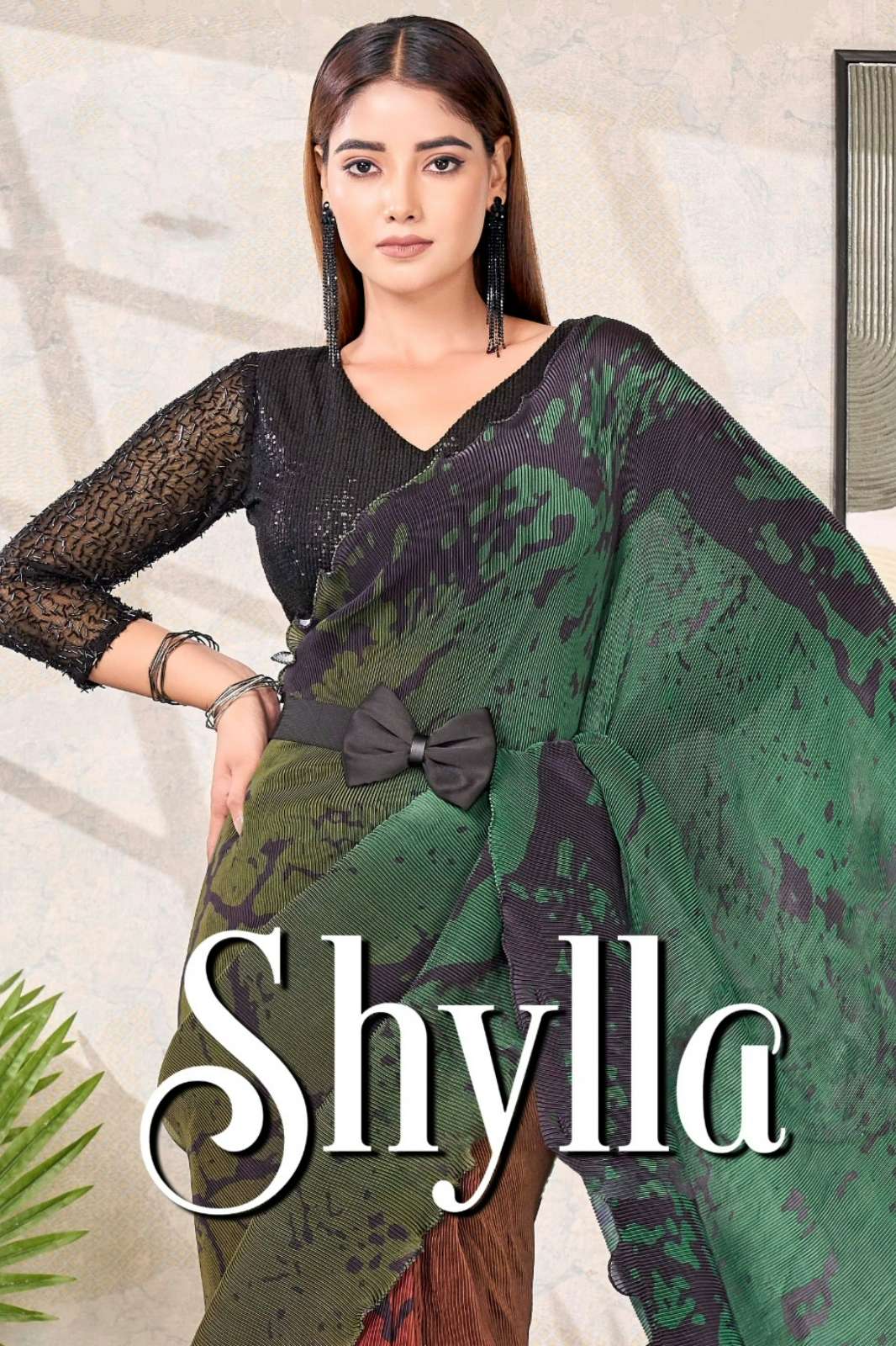 MAHOTSAV MOHMANTHAN 25500 B SHYLLA PURE SATIN SILK READY TO WEAR SAREE