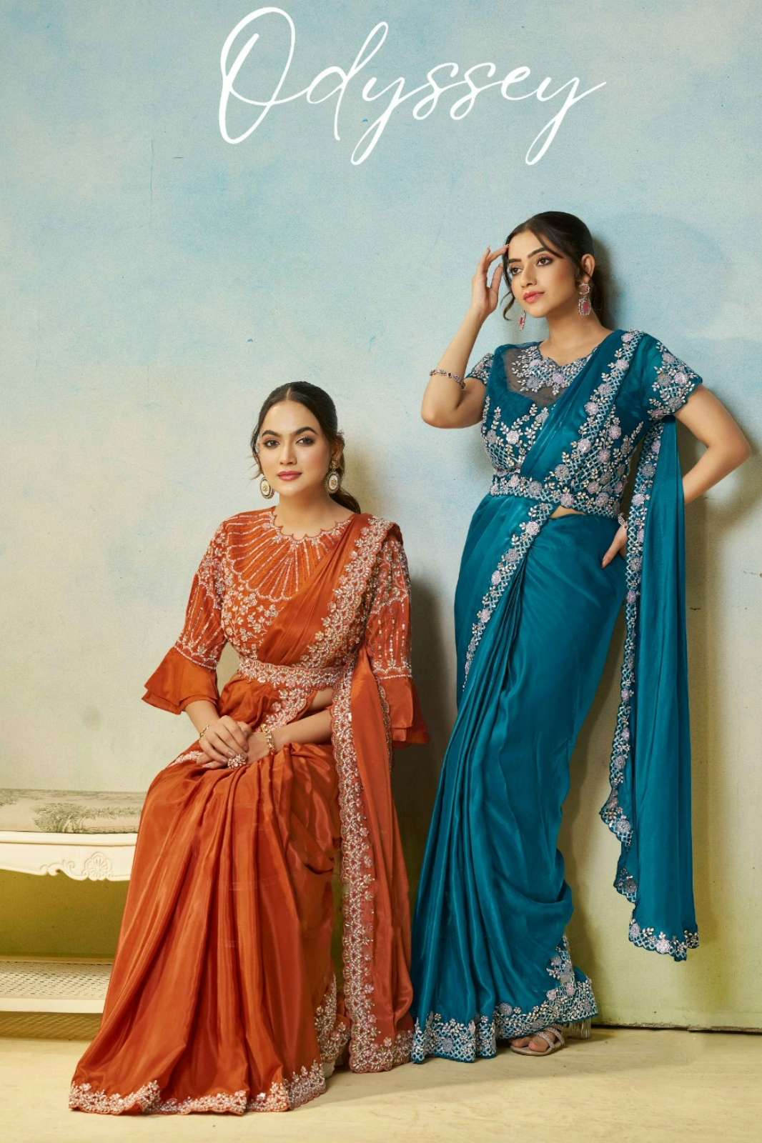 MAHOTSAV MOHMANTHAN 25700 ODYSSEY PARTY WEAR READY TO WEAR DESIGNER SAREE COLLECTION