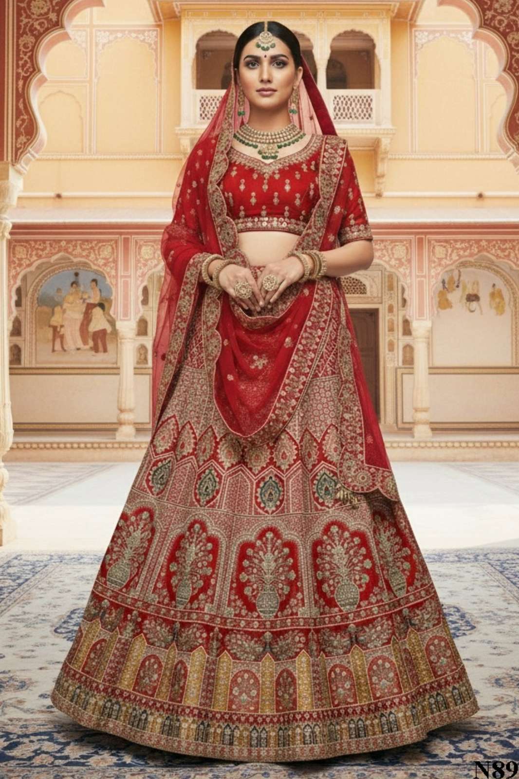 MAHOTSAV NIMAYA GHUNGHAT VOL 01 PREMIUM DESIGNER LEHENGA CHOLI COLLECTION