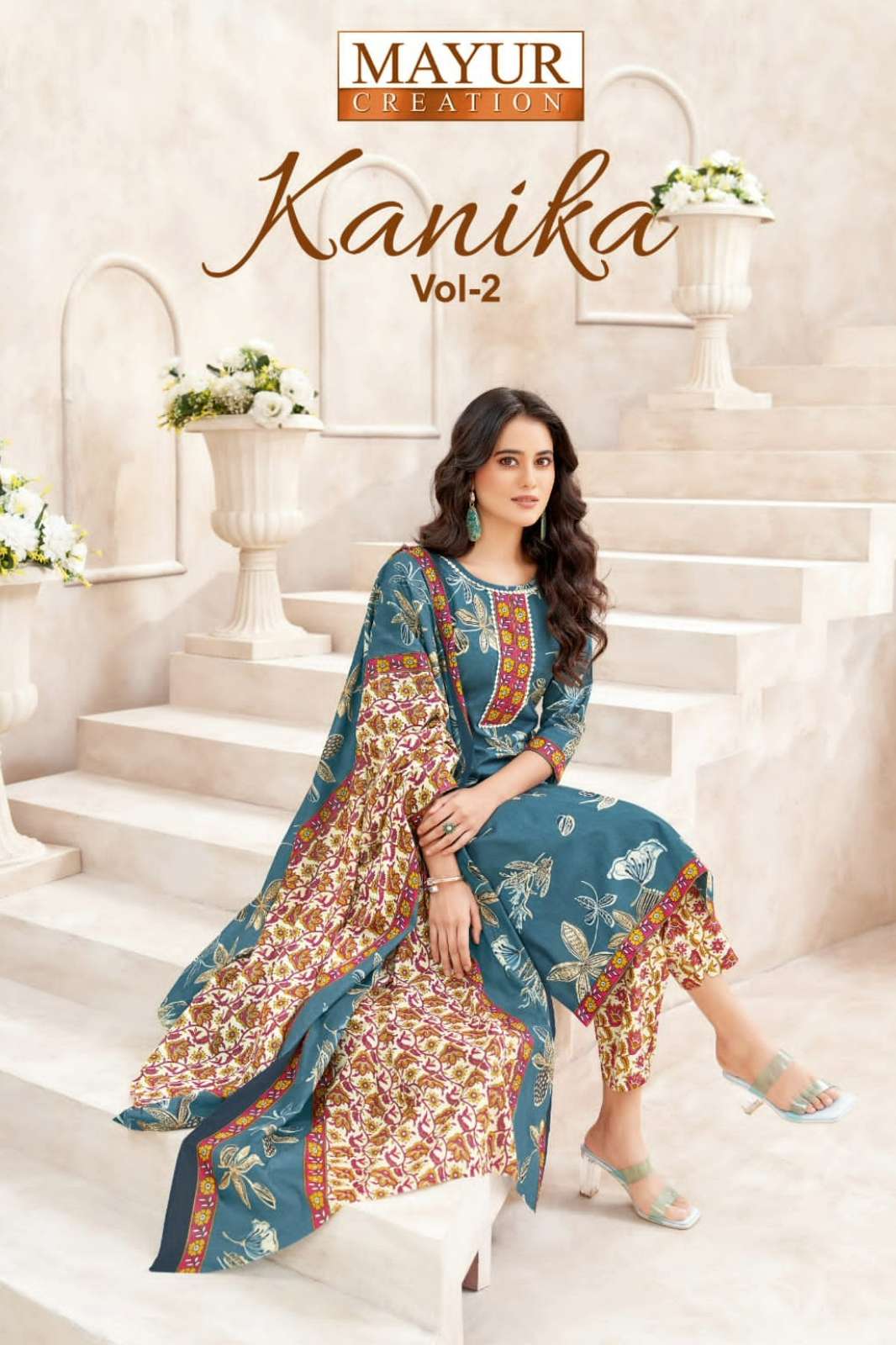 Mayur Kanika Vol 2 Ready to Wear Pure Cotton Printed Kuris