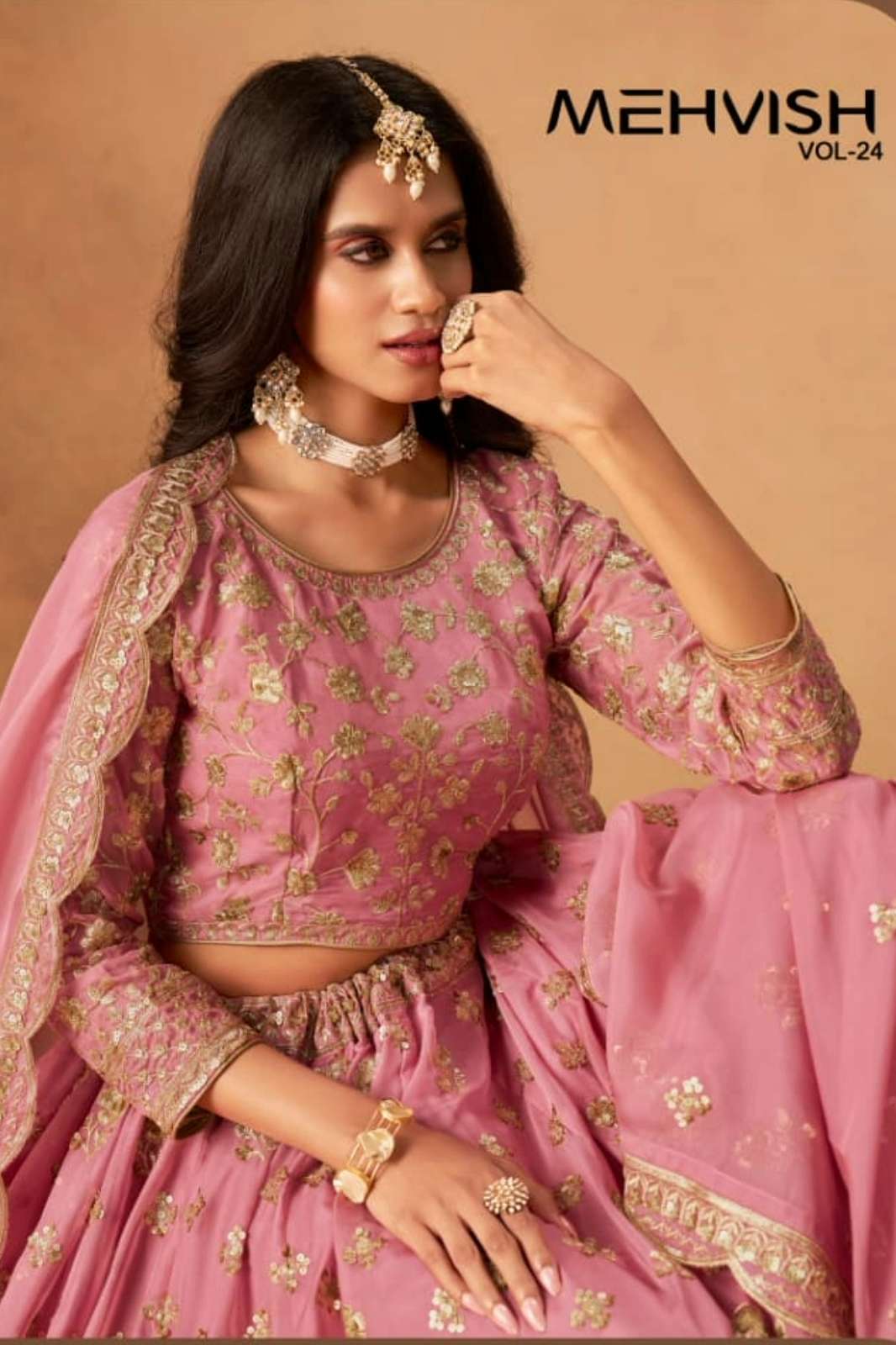 MEHVISH MEHVISH VOL 24 ORGANZA LEHENGA CHOLI