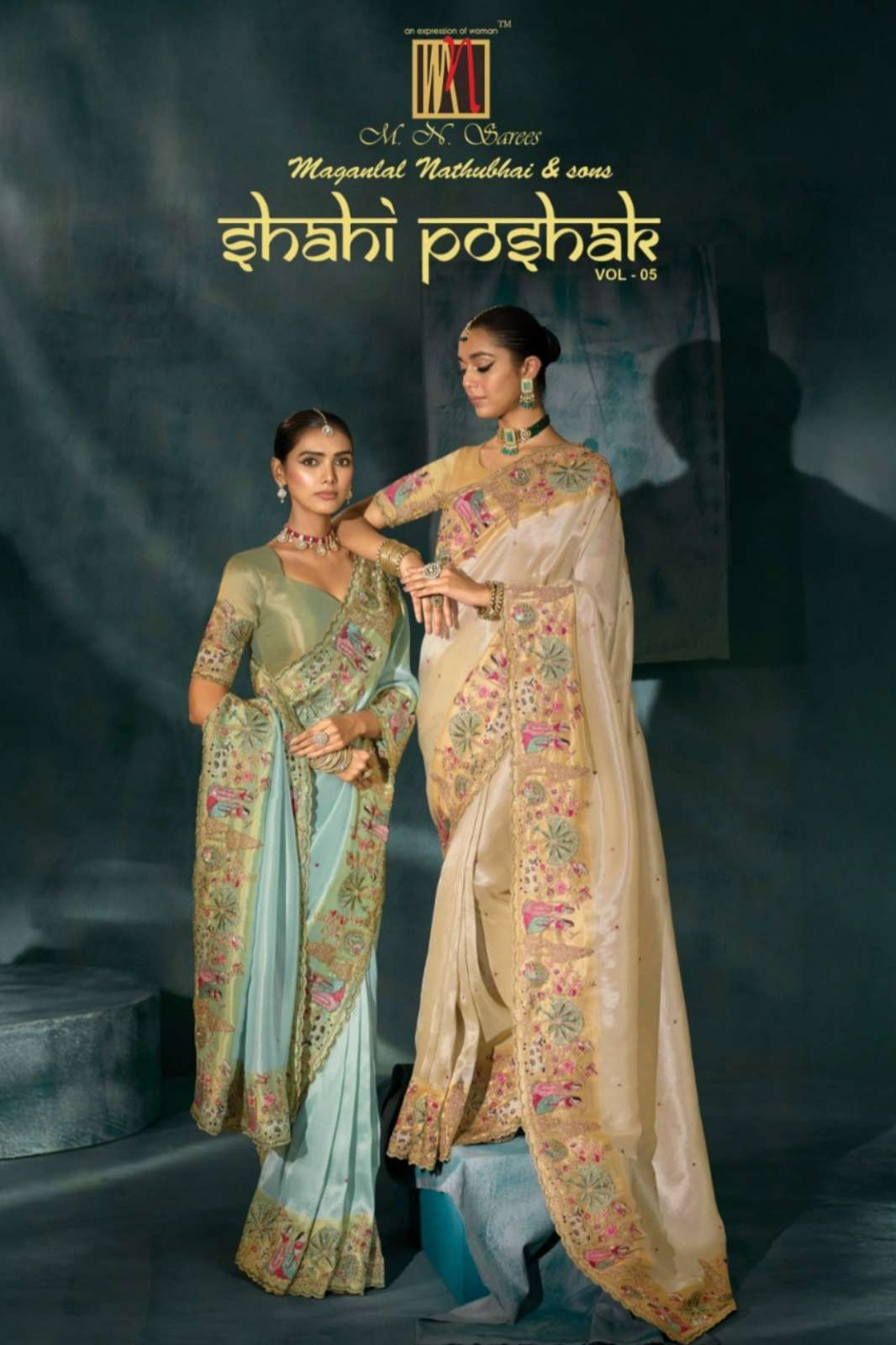 Mn Shahi Poshak Vol 5 7901 To 7912 Indian Women Silk Designer Heavy Saree