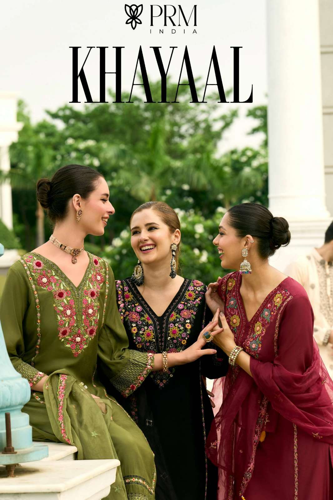  PRM INDIA KHAYAAL READY TO WEAR PURE MULL CHANDERI FANCY WORK SUIT 