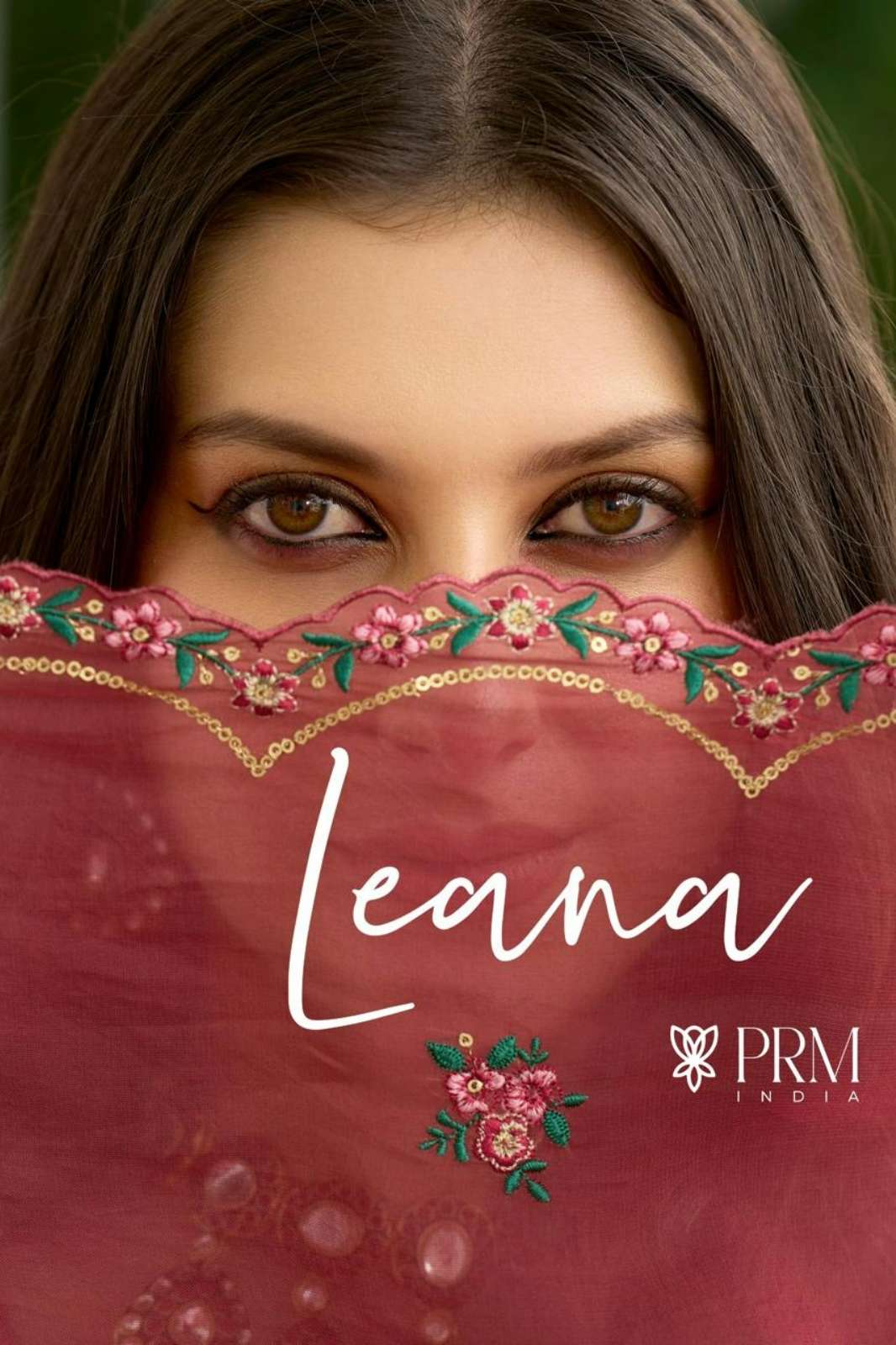 PRM INDIA LEANA Ready to Wear Organza Suit with Embroidery & Handwork
