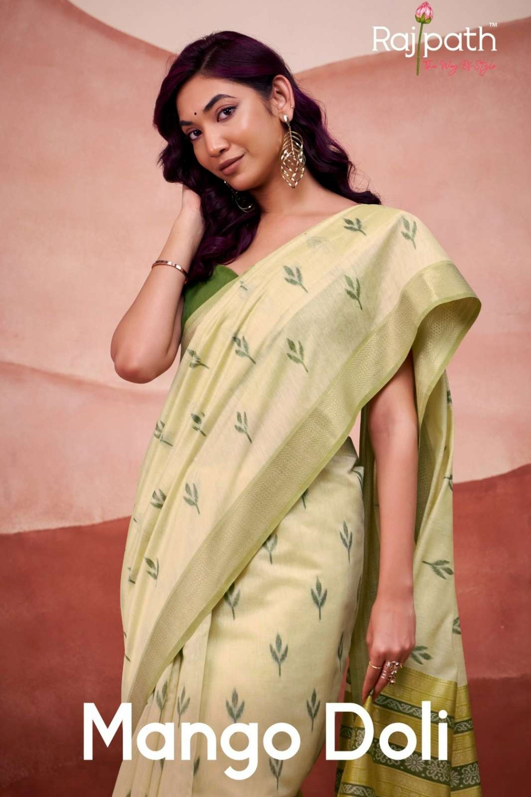 Rajpath MANGO DOLI Modal Cotton Saree with Blouse