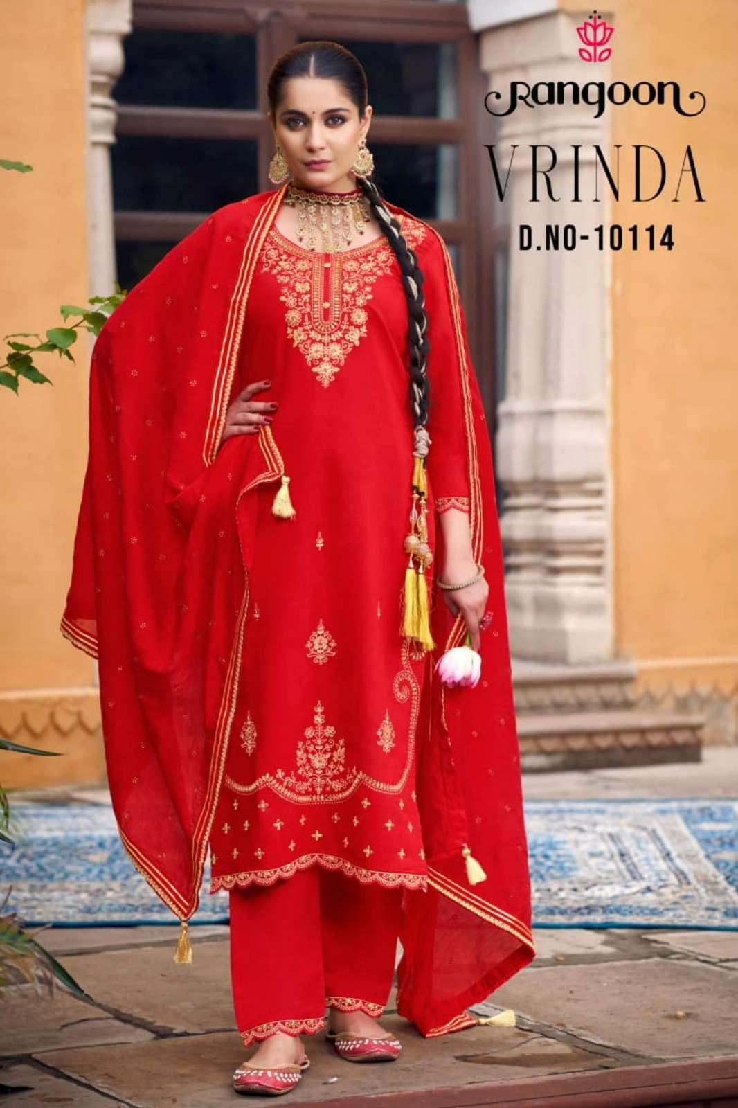 Rangoon VRINDA Ready to Wear Beautiful Silk Party Wear Suit
