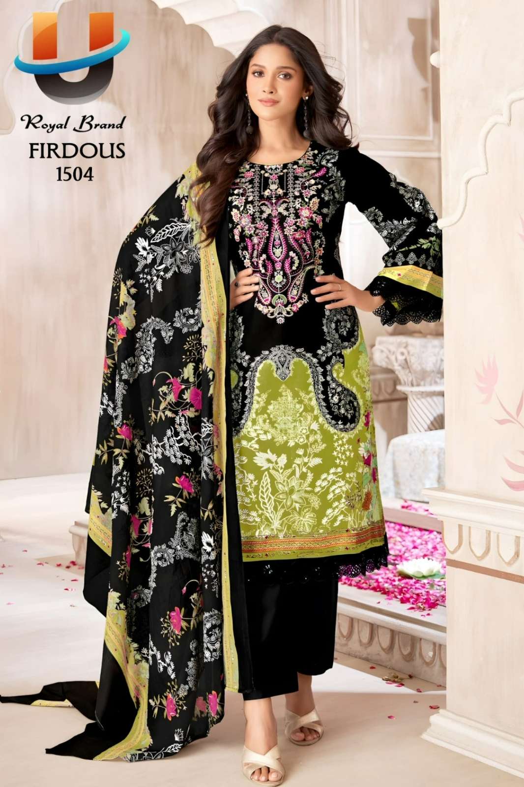 Royal Firdous Vol 15 Beautiful Printed Cotton Pakistani Suit 