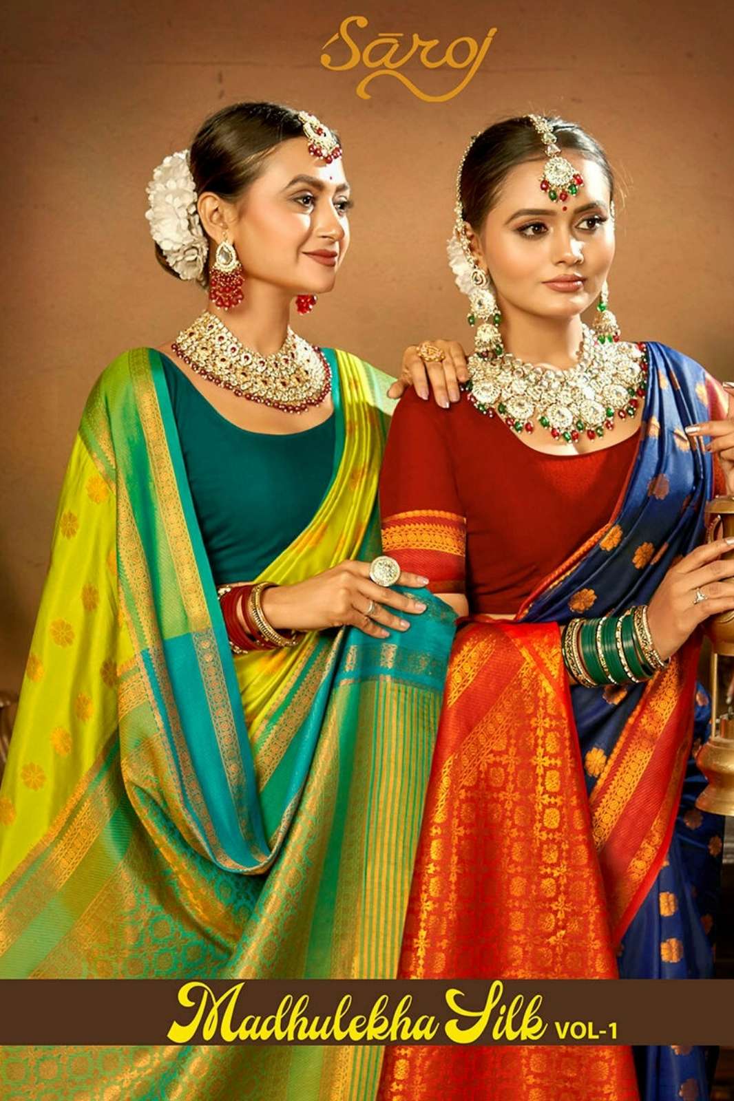 Saroj Madhulekha Silk 1 Silk Rich Pallu Saree with Blouse