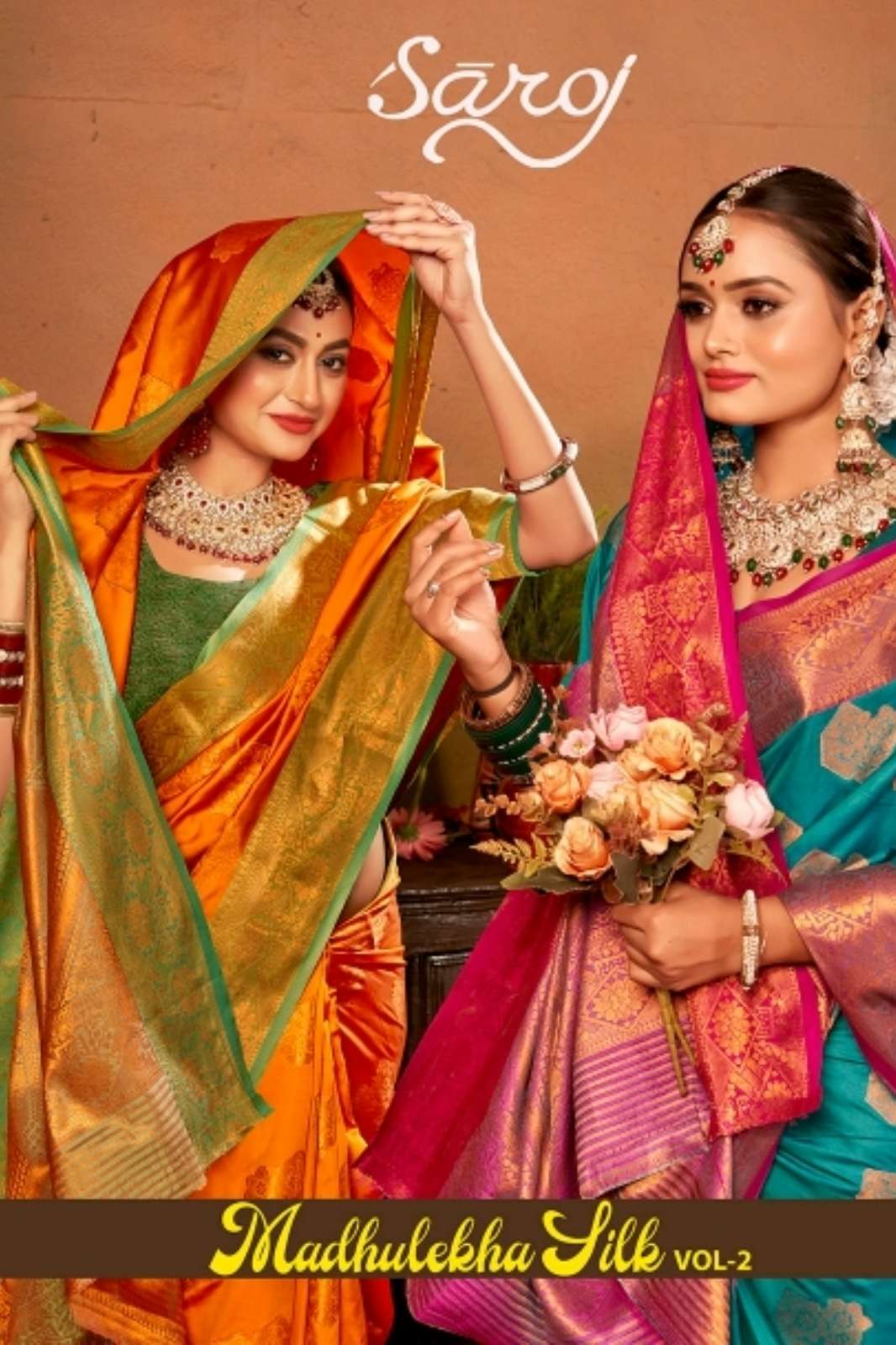 Saroj Madhulekha Silk 2 Silk Rich Pallu Saree with Blouse