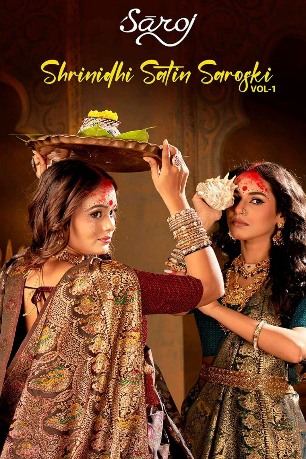 Saroj Shrinidhi satin saroski 1 Satin Silk Designer Rich Pallu Saree